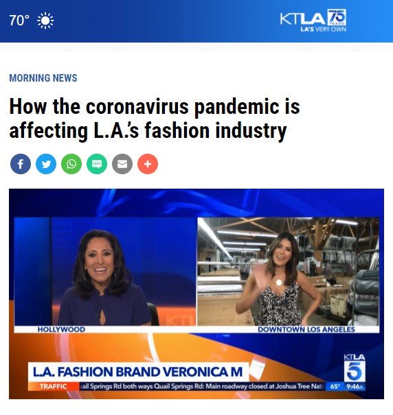 Veronica M Featured on KTLA Channel 5