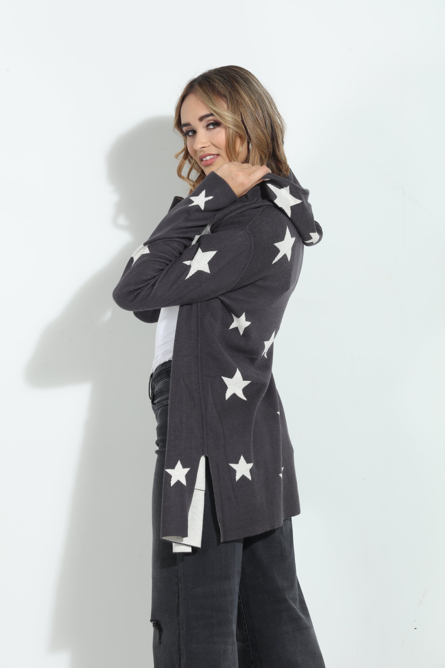 Splendid Sydney Reversible Hooded Cardigan