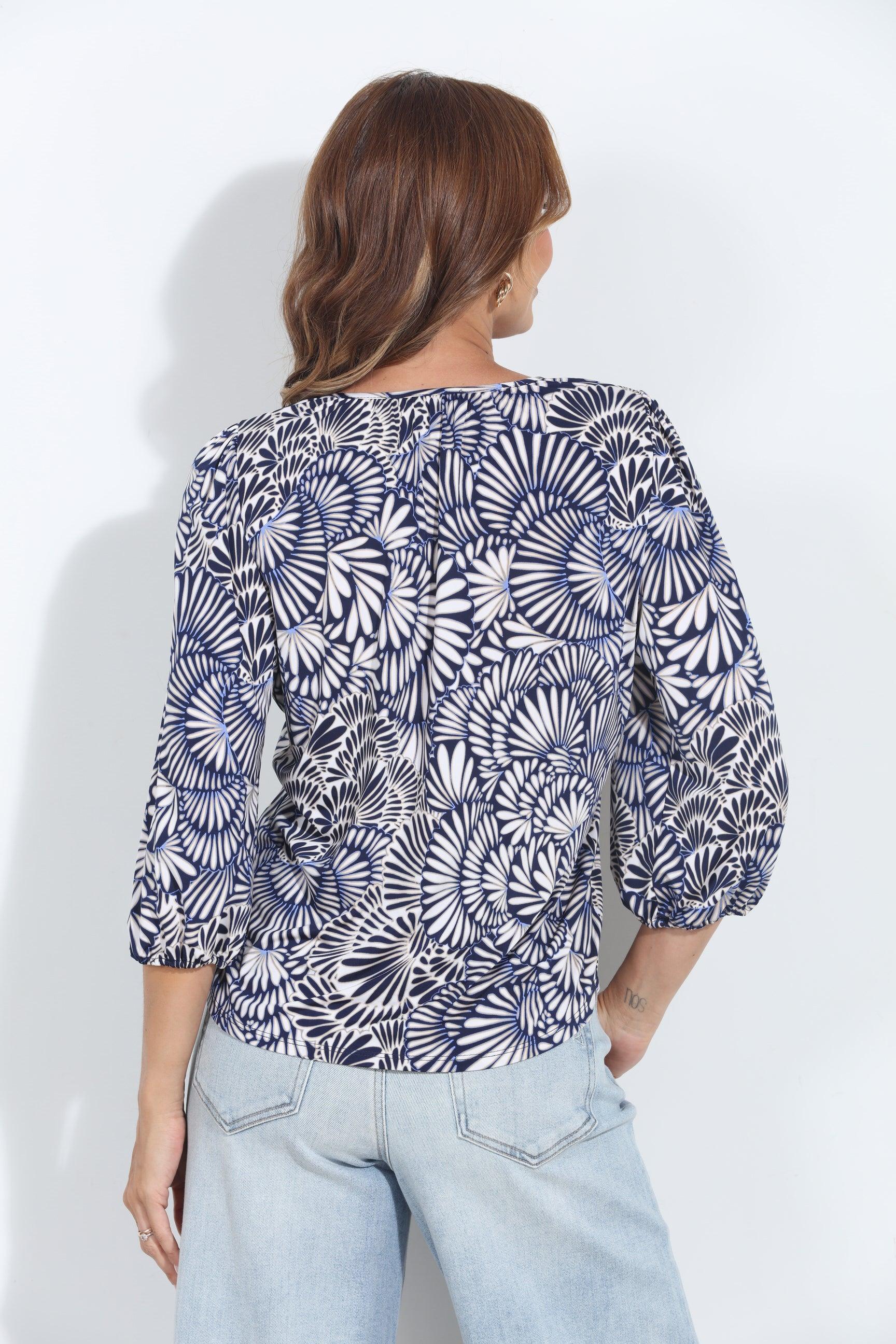 Monte ITY Split Neck Top-BEST SELLER