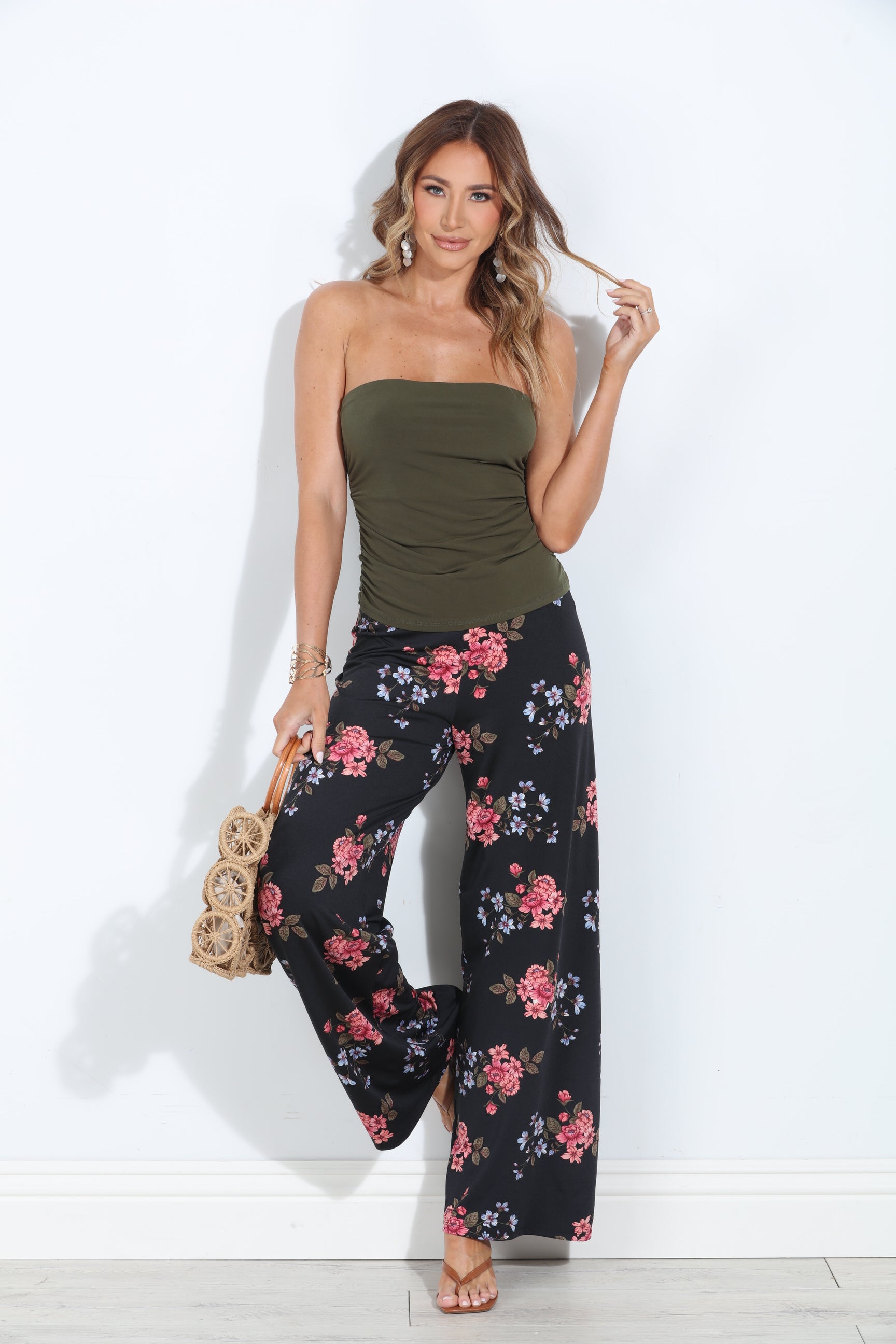 Dylan High Waist Palazzo Pants