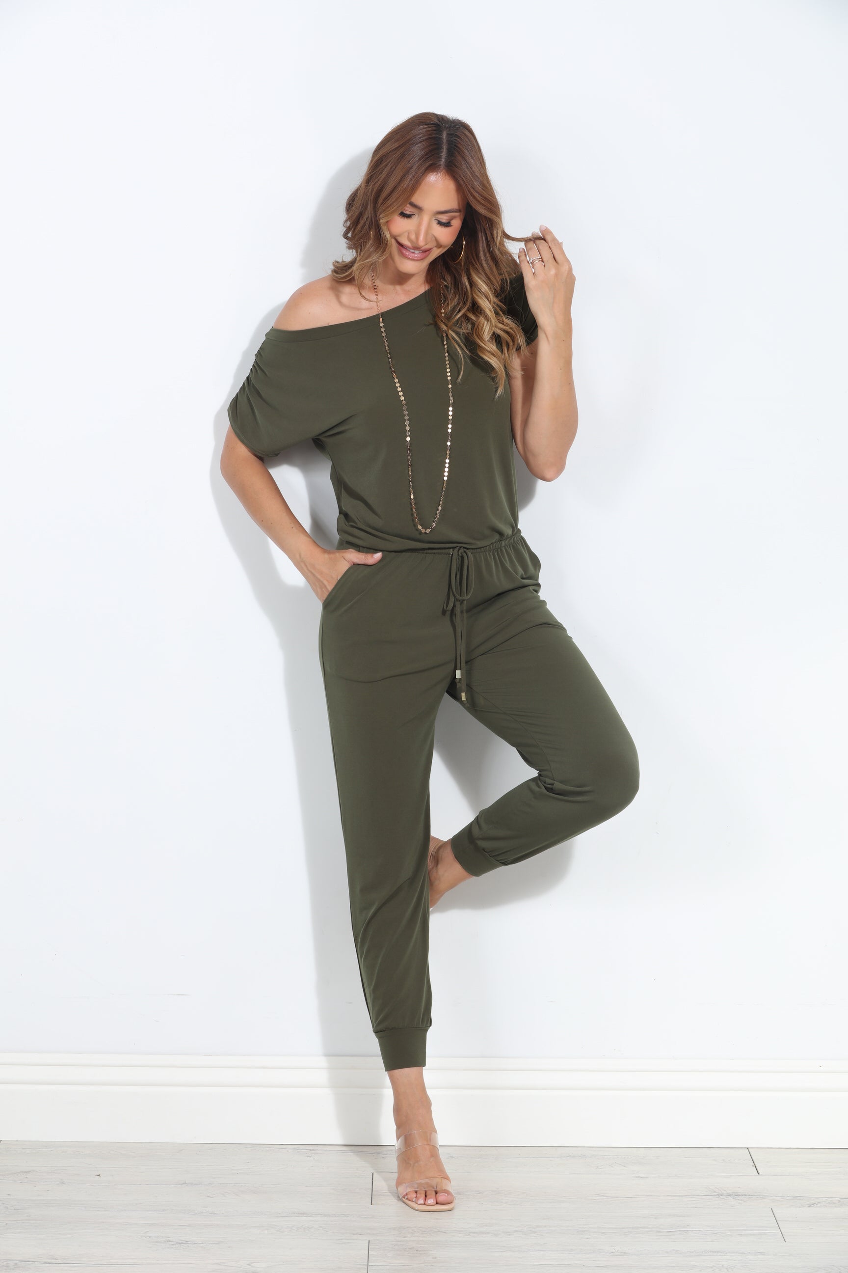 Army ITY Short Sleeve Jumpsuit-BEST SELLER