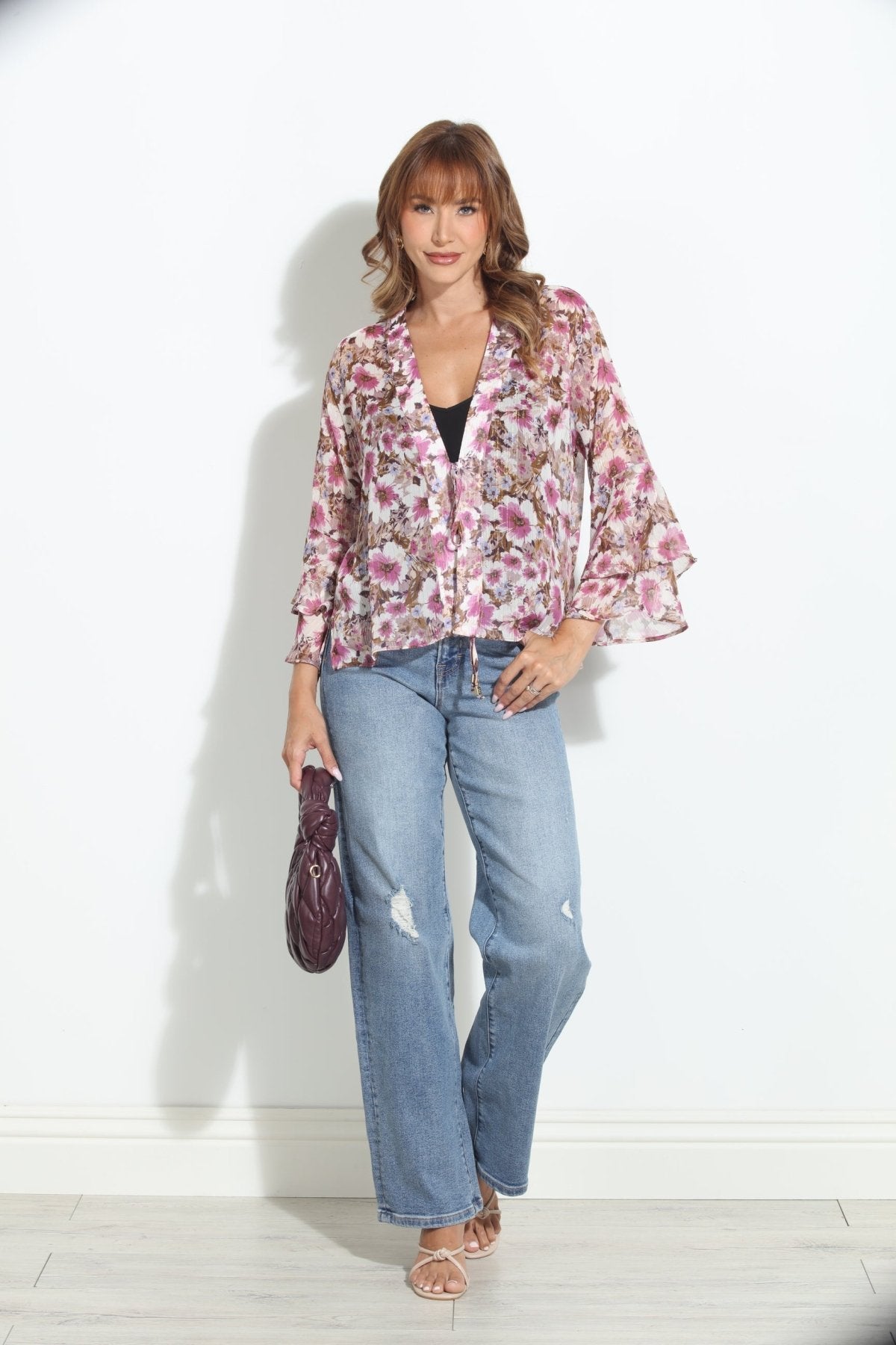 Dahlia Chiffon Jacket-BEST SELLER