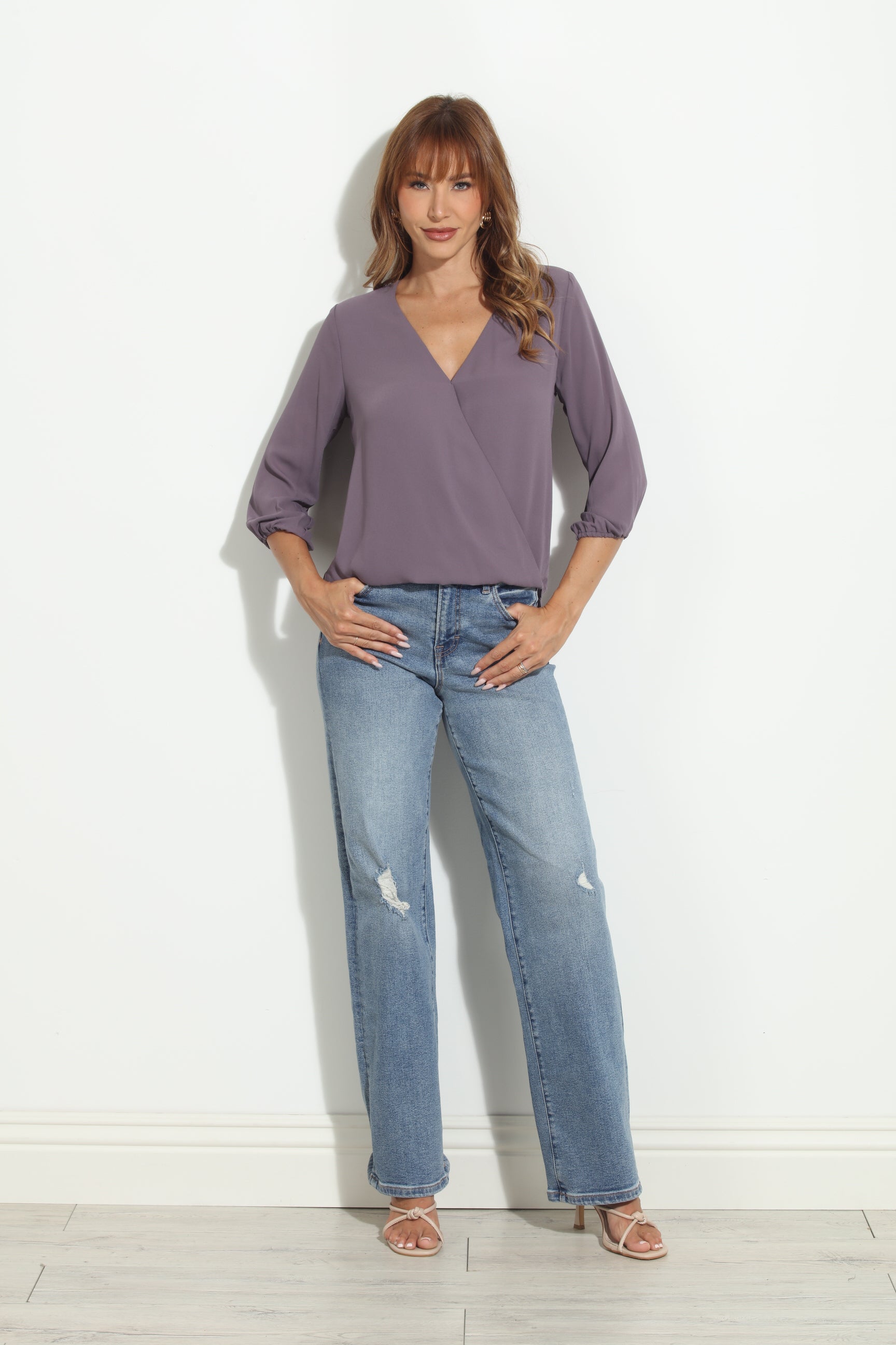 Quail Surplice Blouse-BEST SELLER