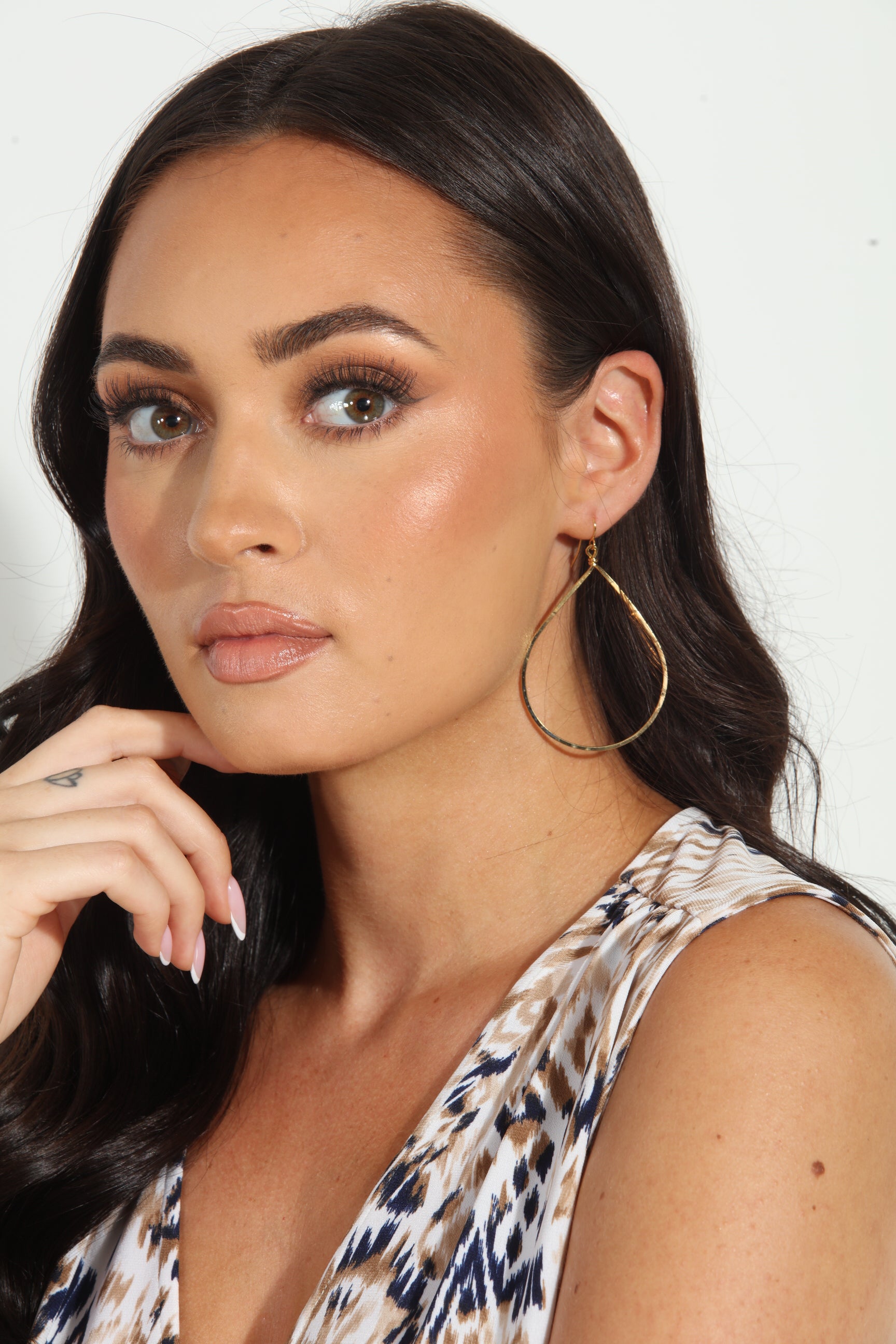 Gold Teardrop Earrings