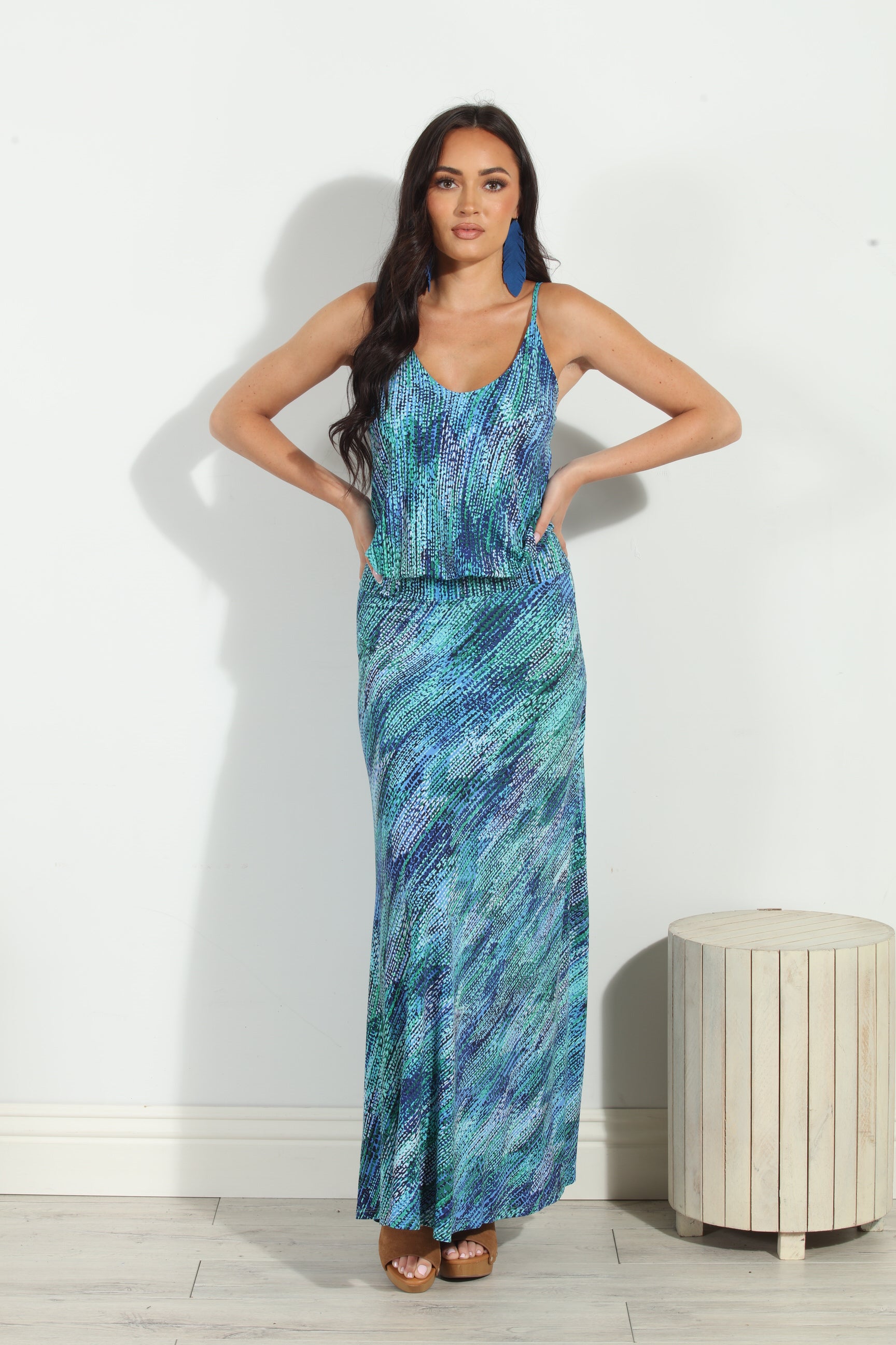 Myles Drop Waist Maxi Dress-BEST SELLER