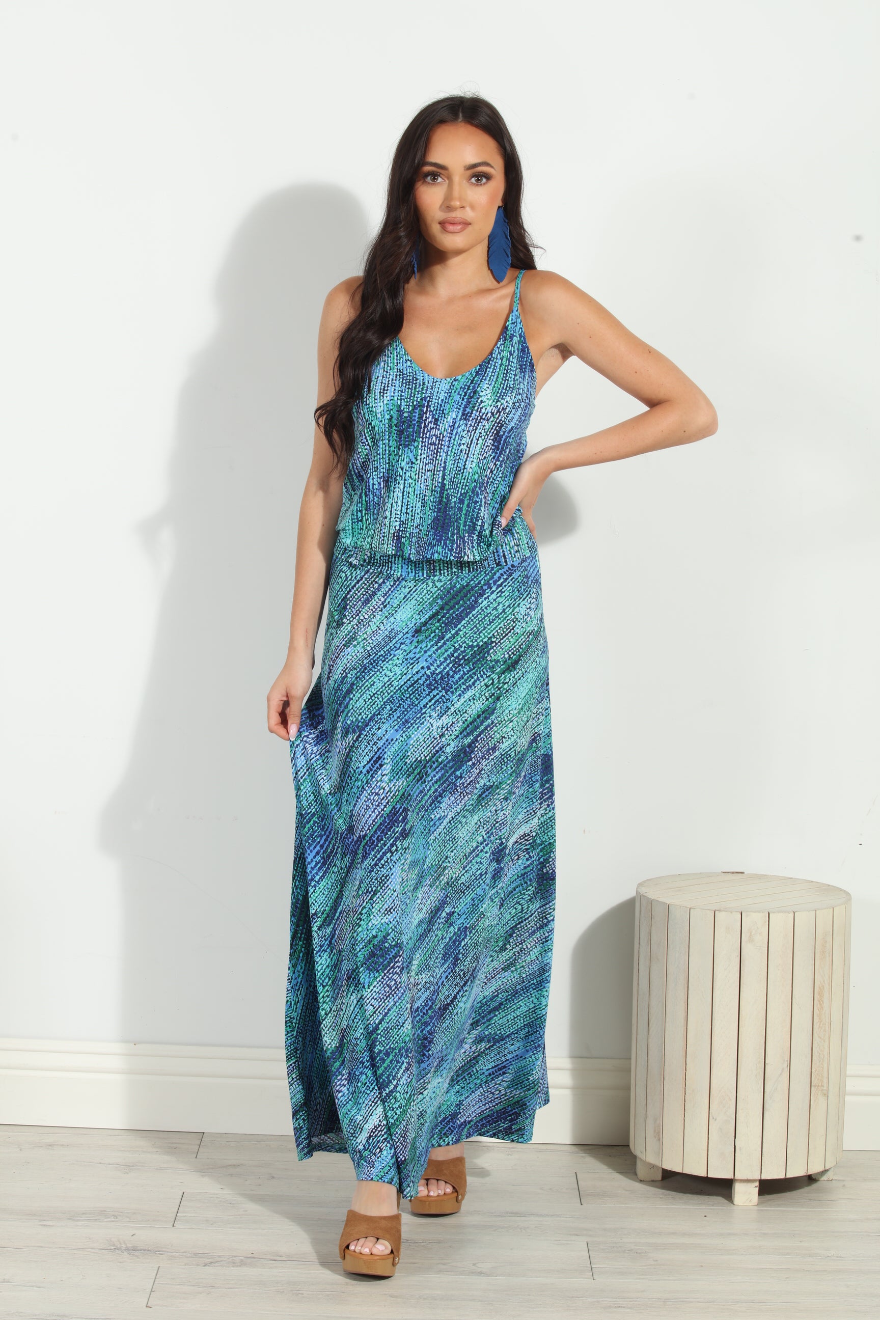 Myles Drop Waist Maxi Dress-BEST SELLER