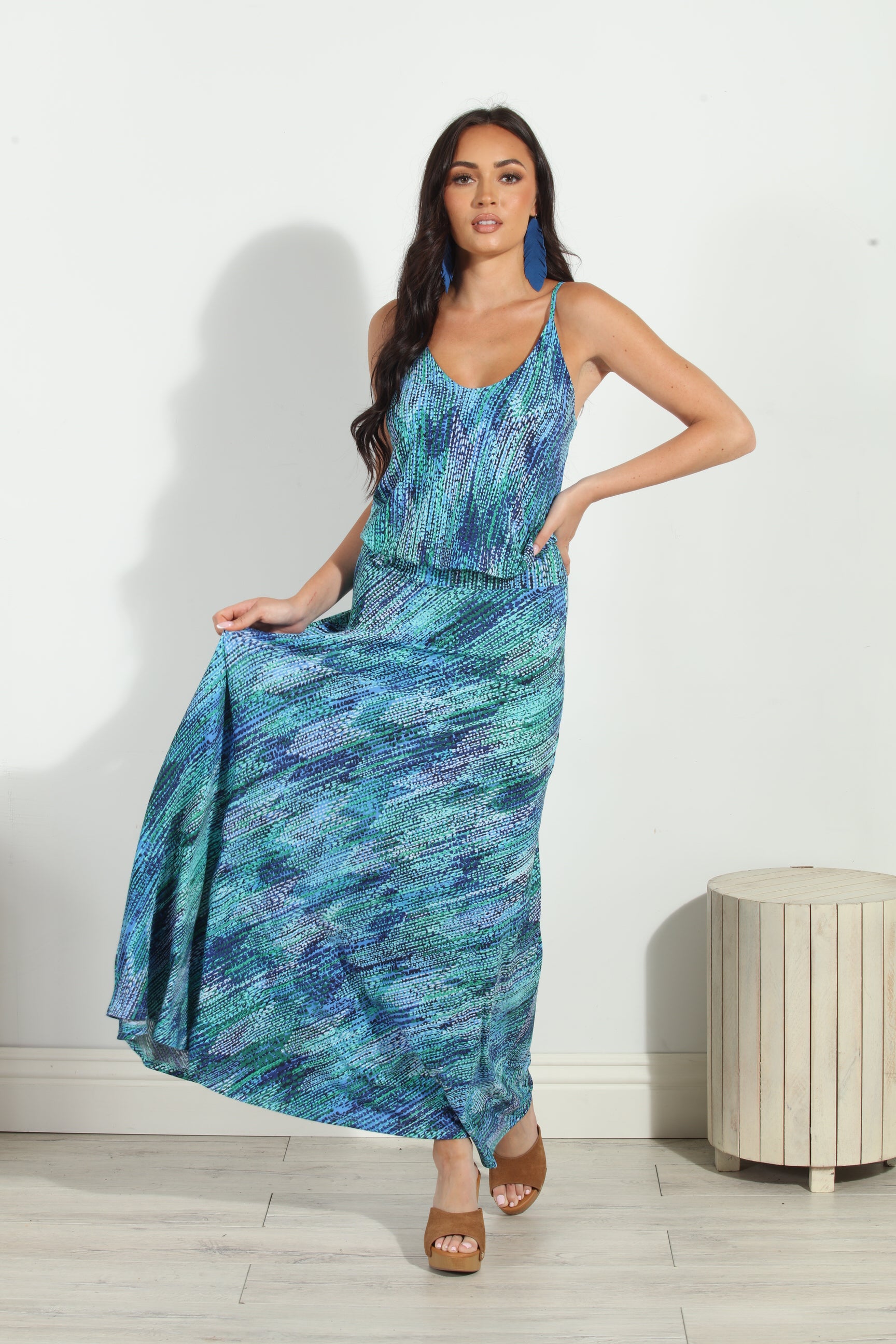 Myles Drop Waist Maxi Dress-BEST SELLER