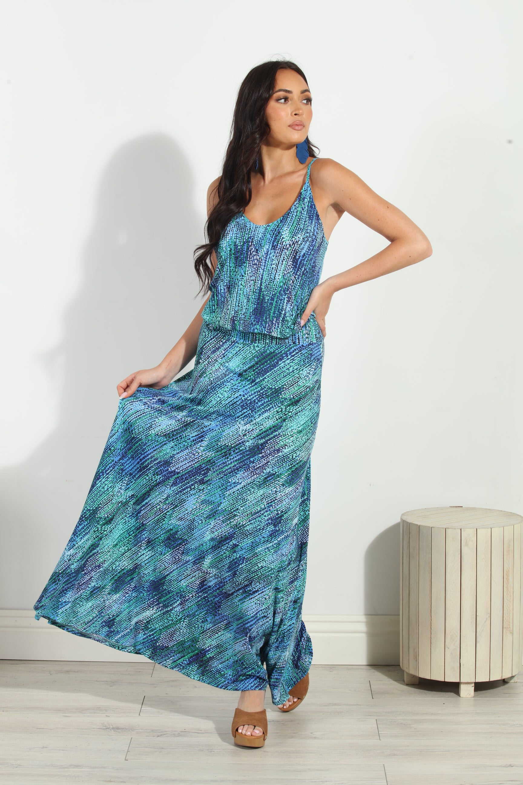 Myles Drop Waist Maxi Dress-BEST SELLER