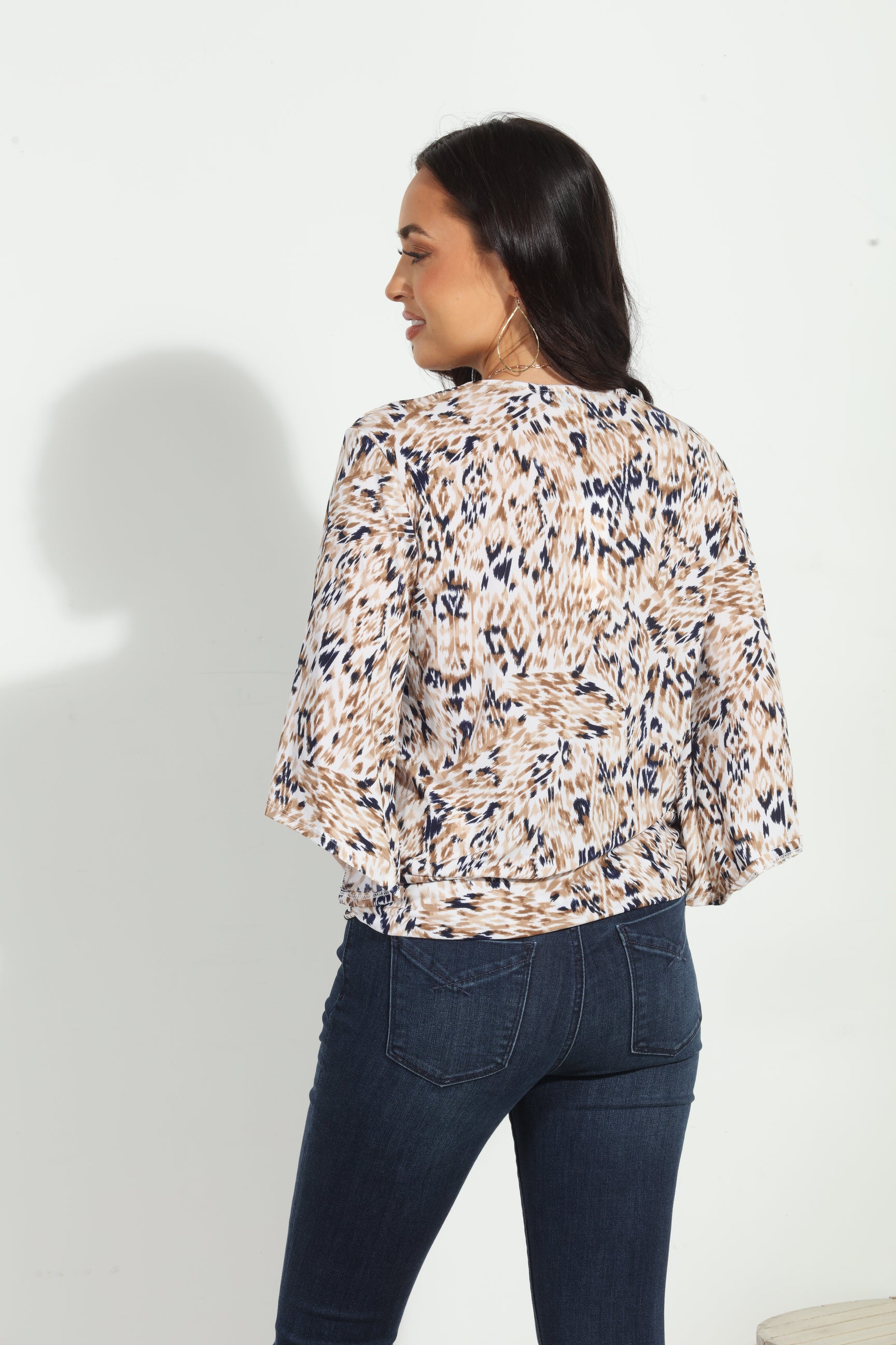 Clyde ITY Kimono Banded Top-FINAL SALE