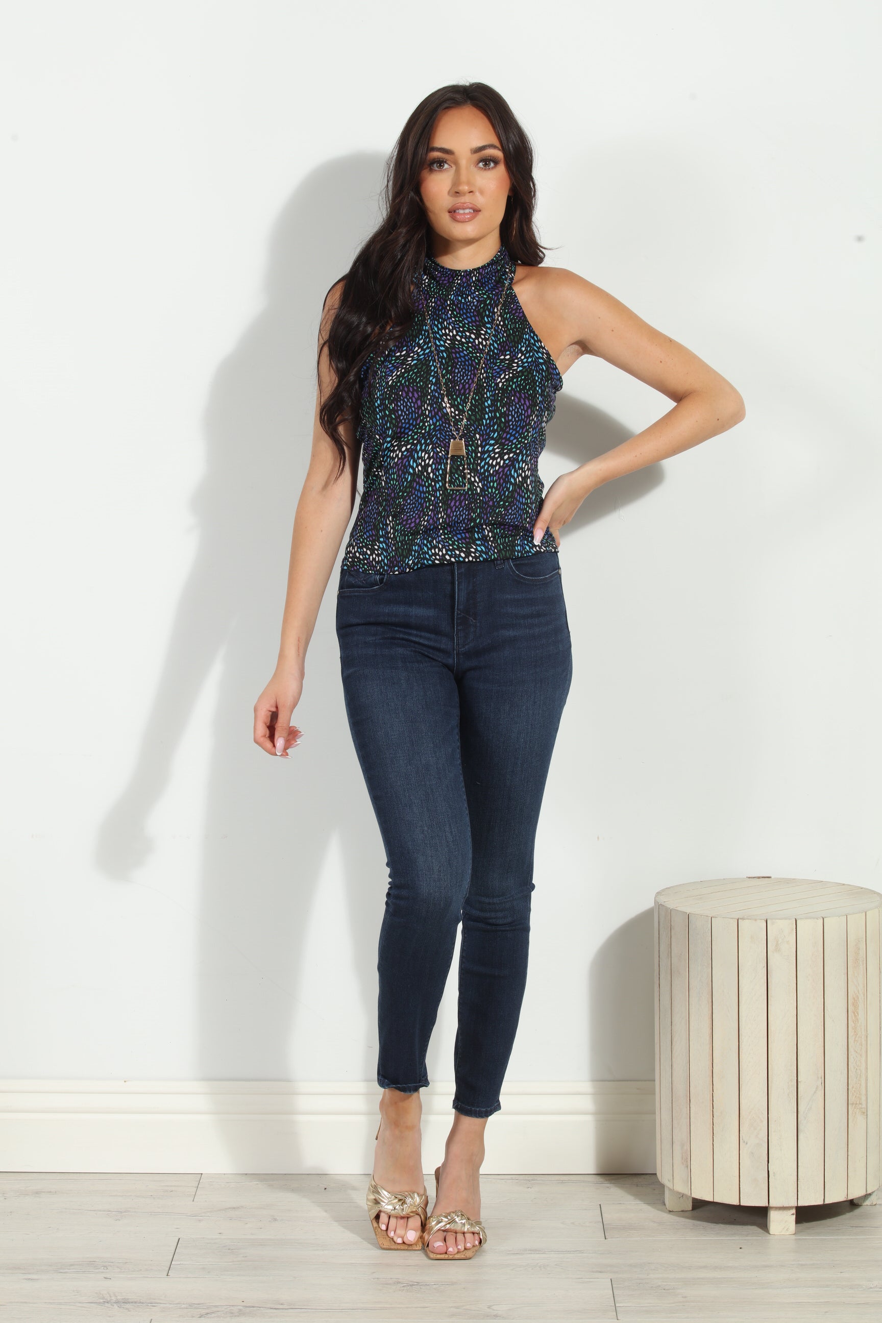 Zayne Stretch Halter Top