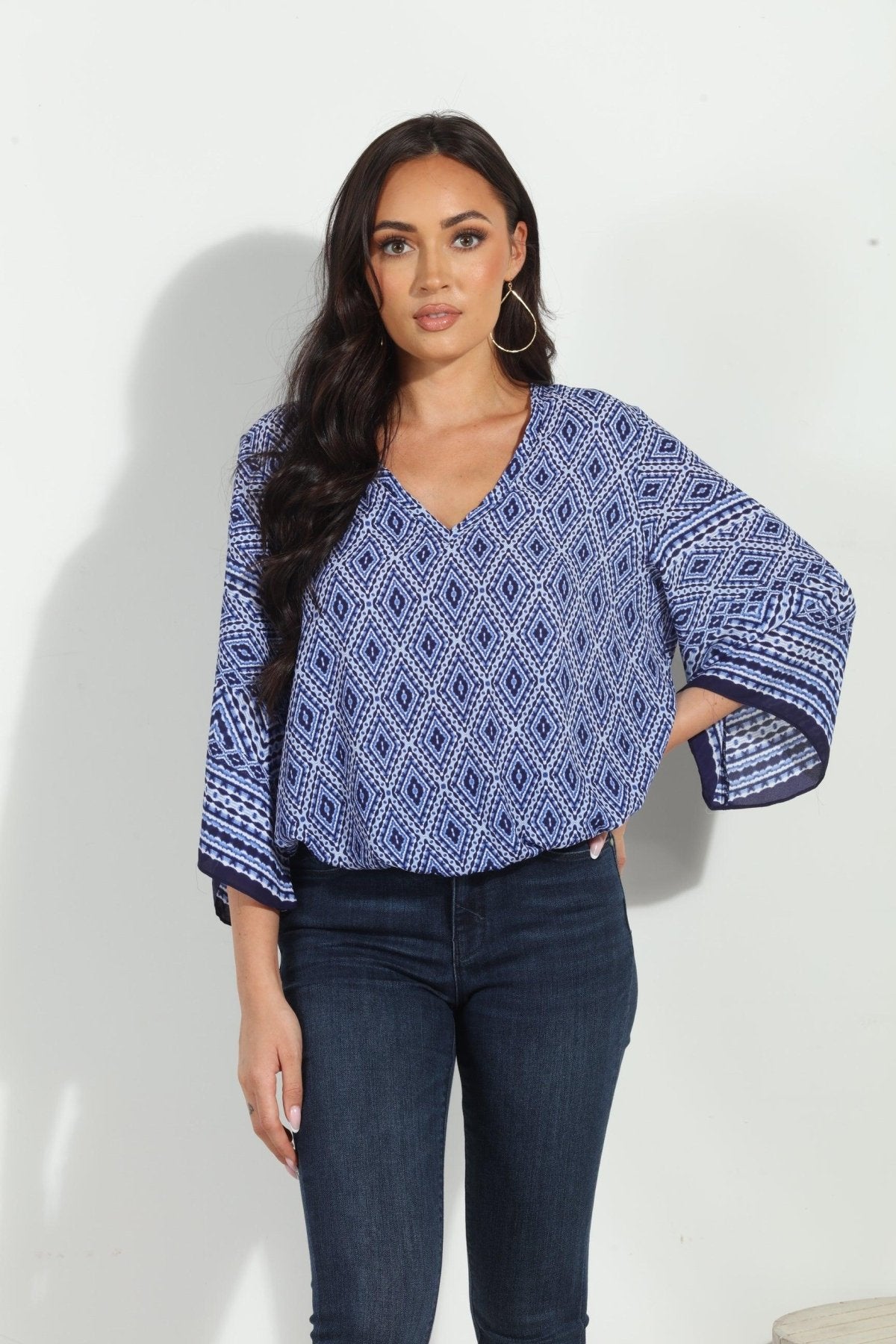 Dawn Bell Sleeve Blouse-BEST SELLER