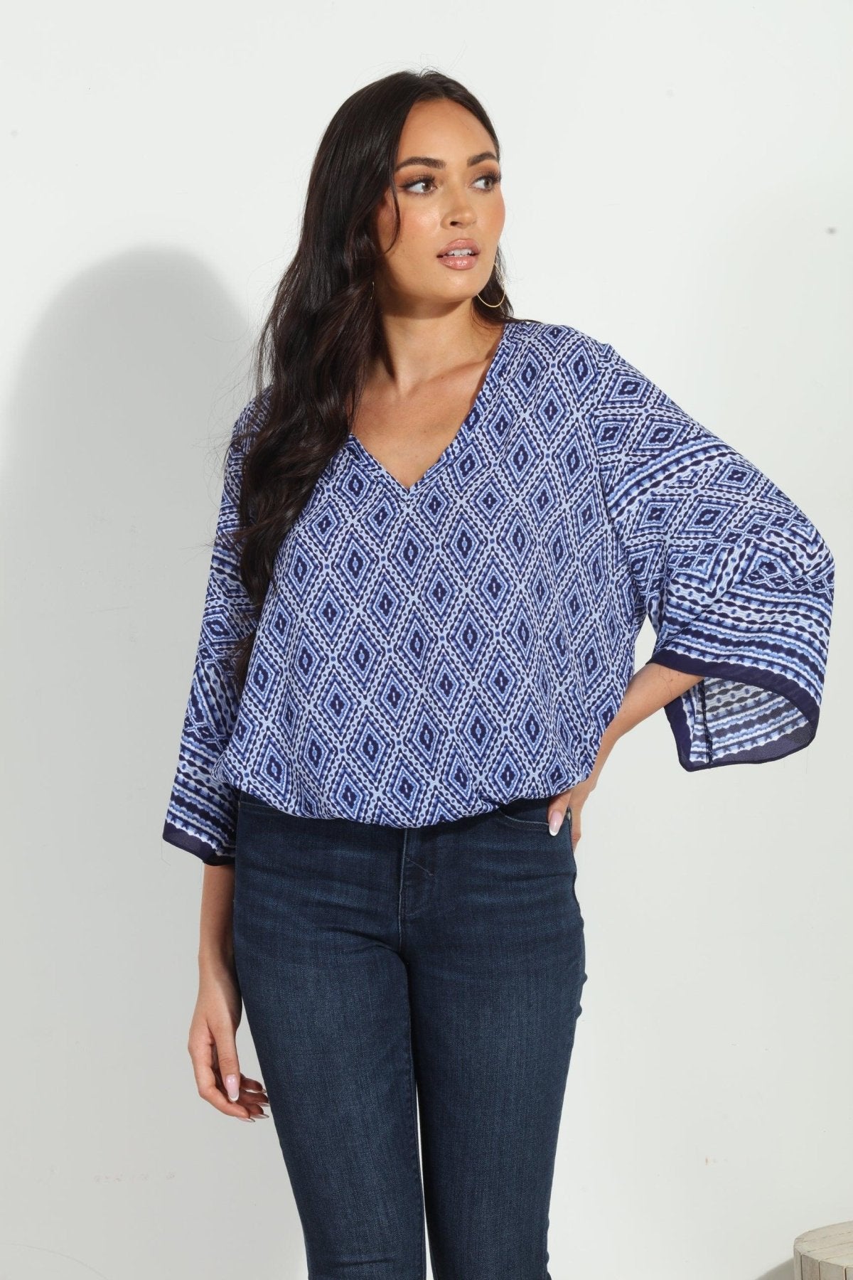 Dawn Bell Sleeve Blouse-BEST SELLER