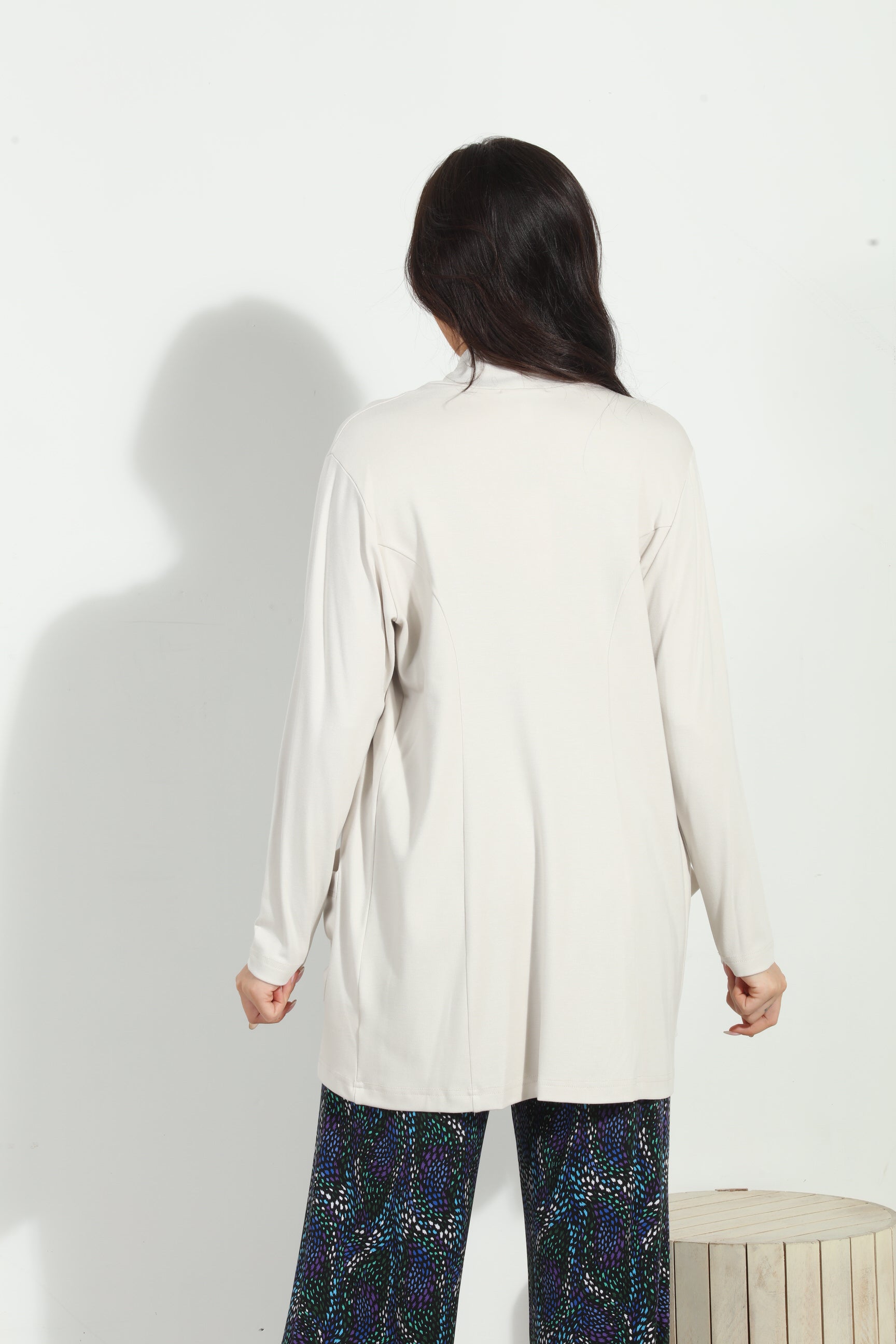 Ultra Soft French Terry Shrug-Vanilla