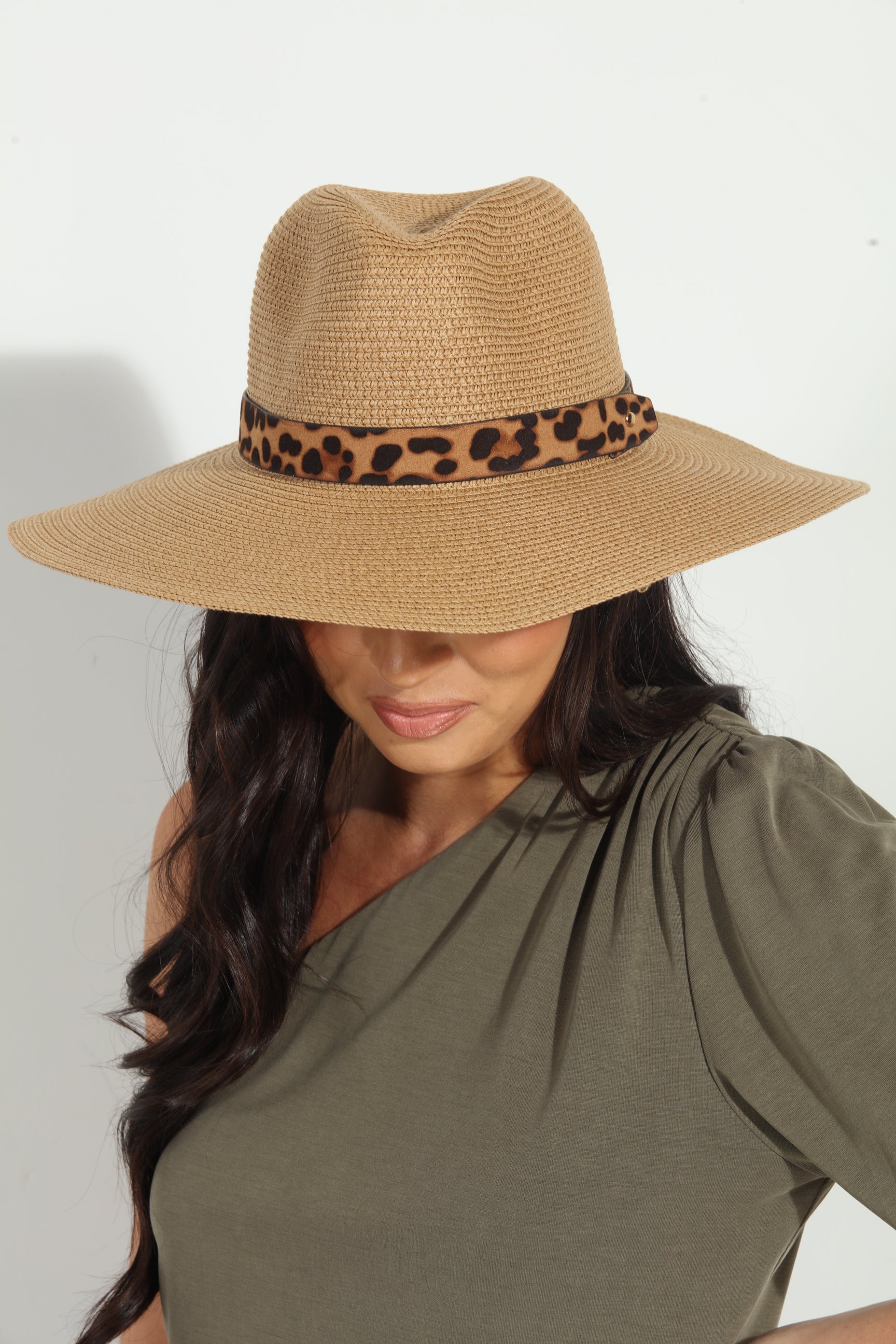 Panama Leopard Hat