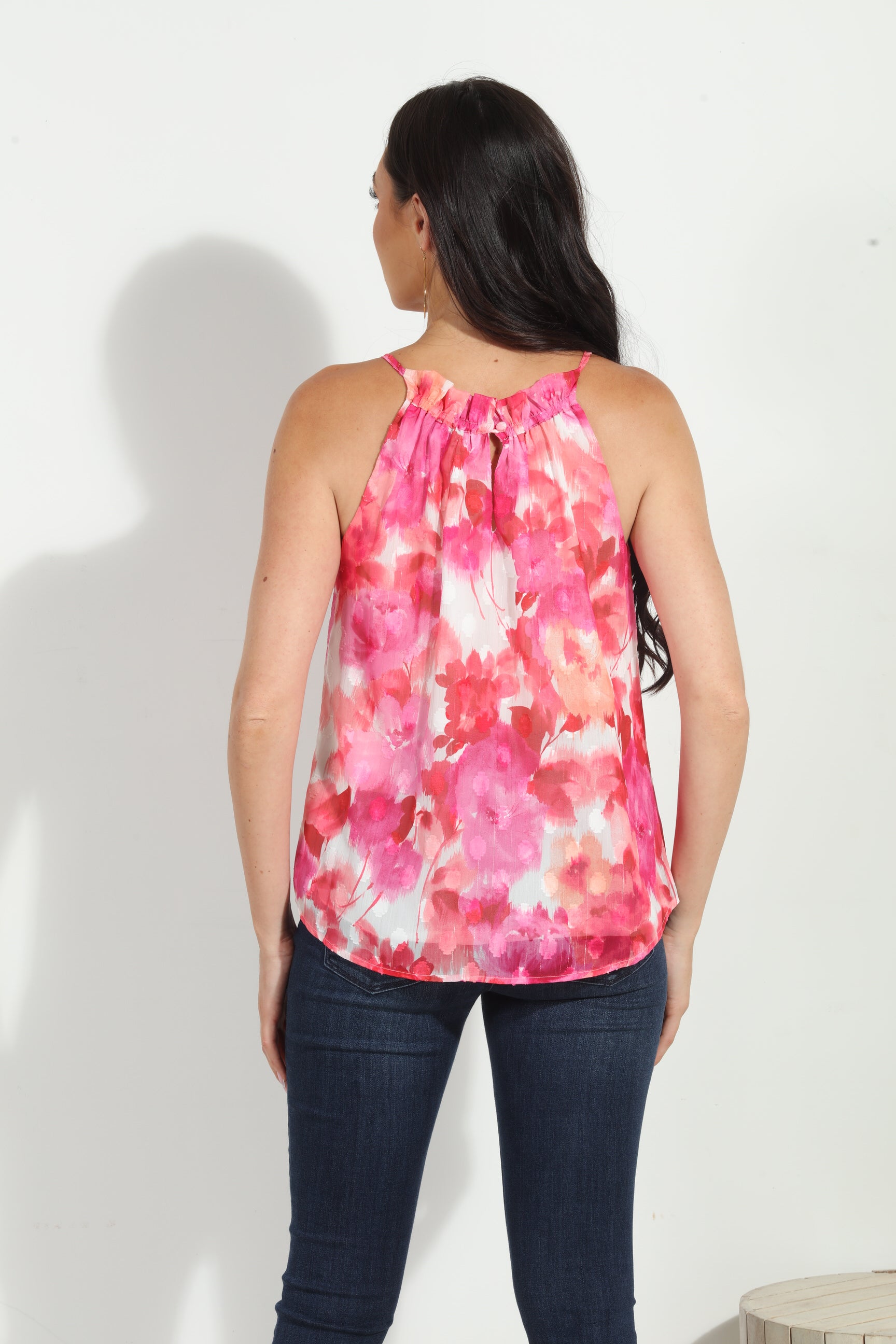 Suzy Chiffon Halter Top