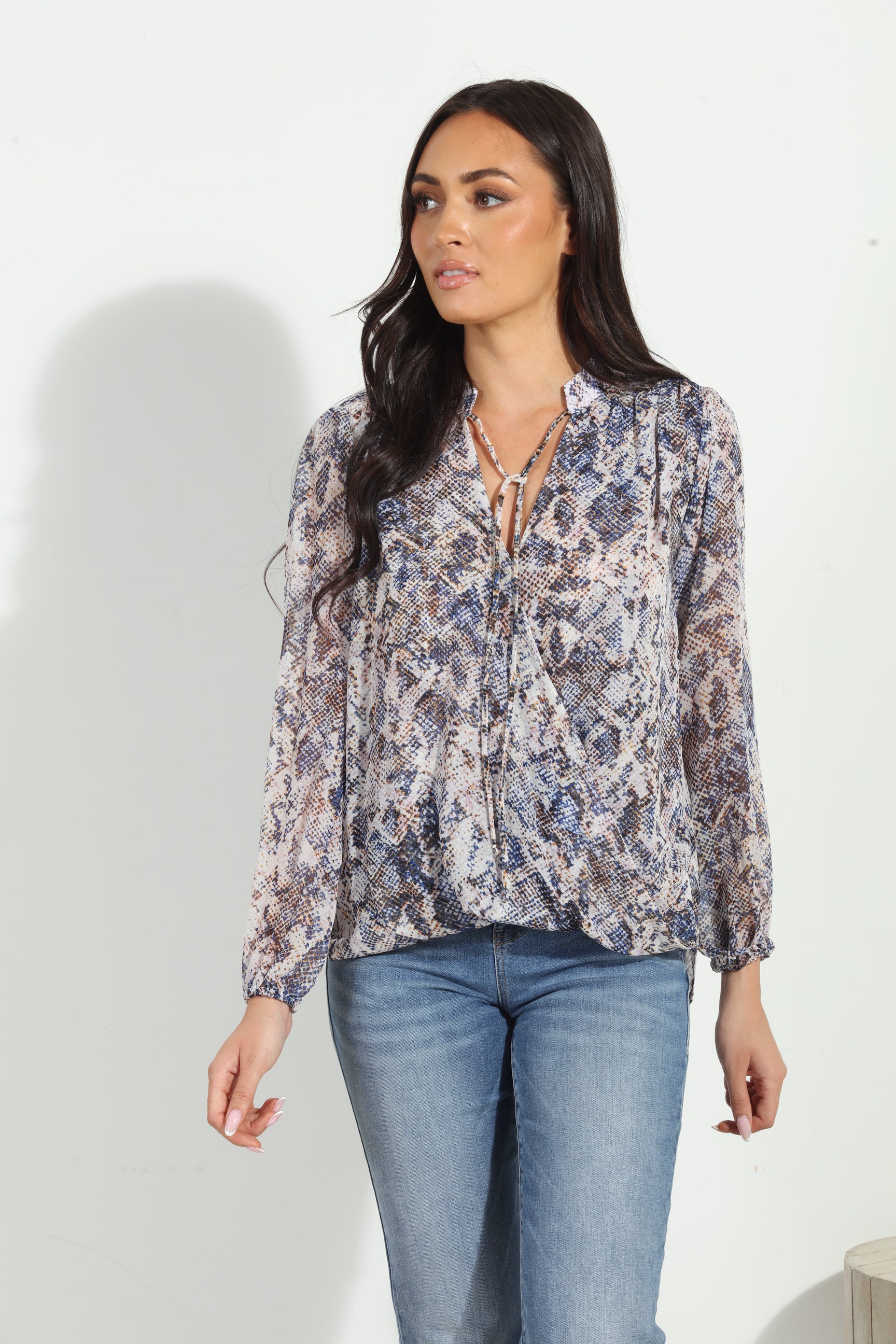 Panama Surplice Blouse-BEST SELLER