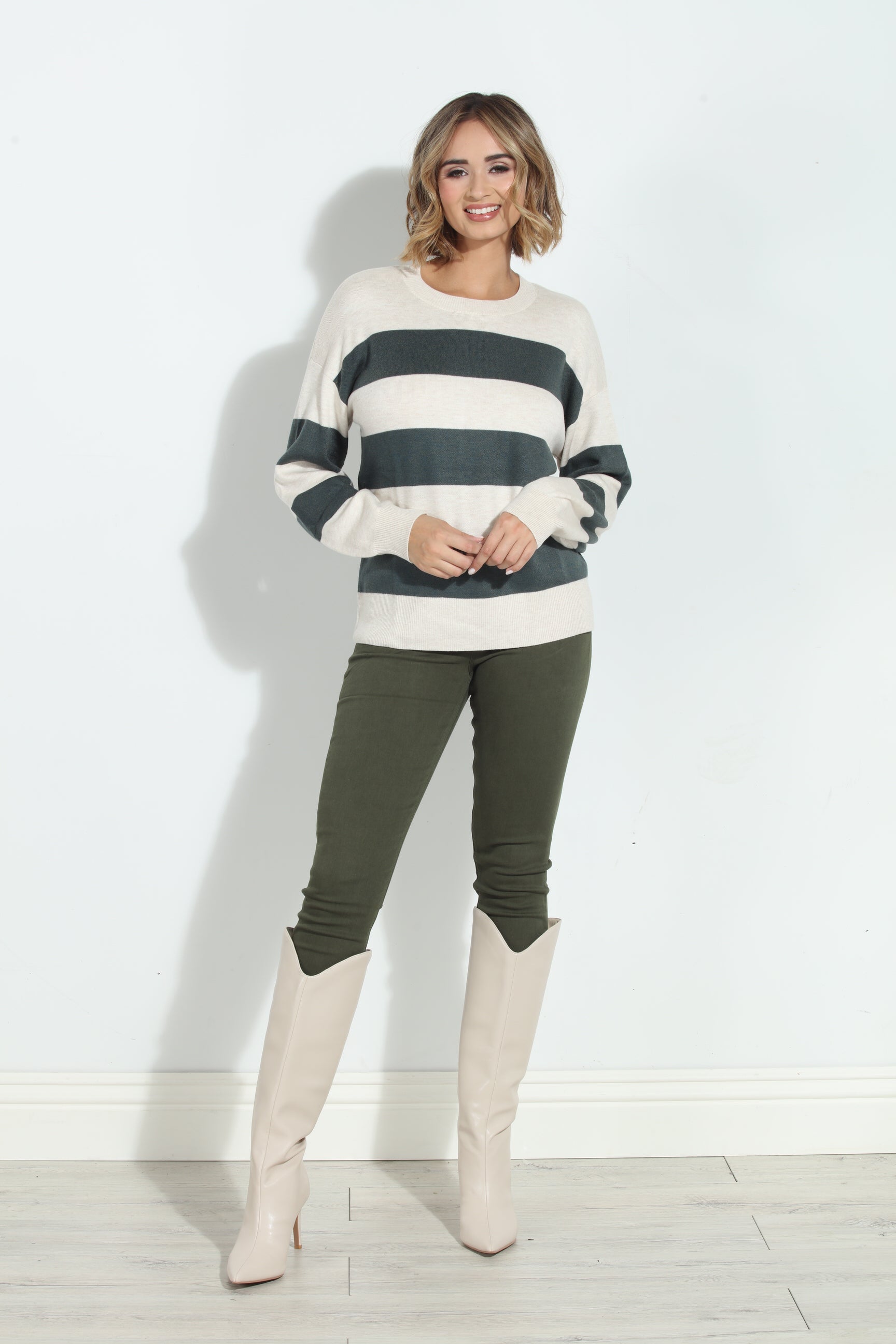 Splendid Ivy Cashblend Stripe Sweater