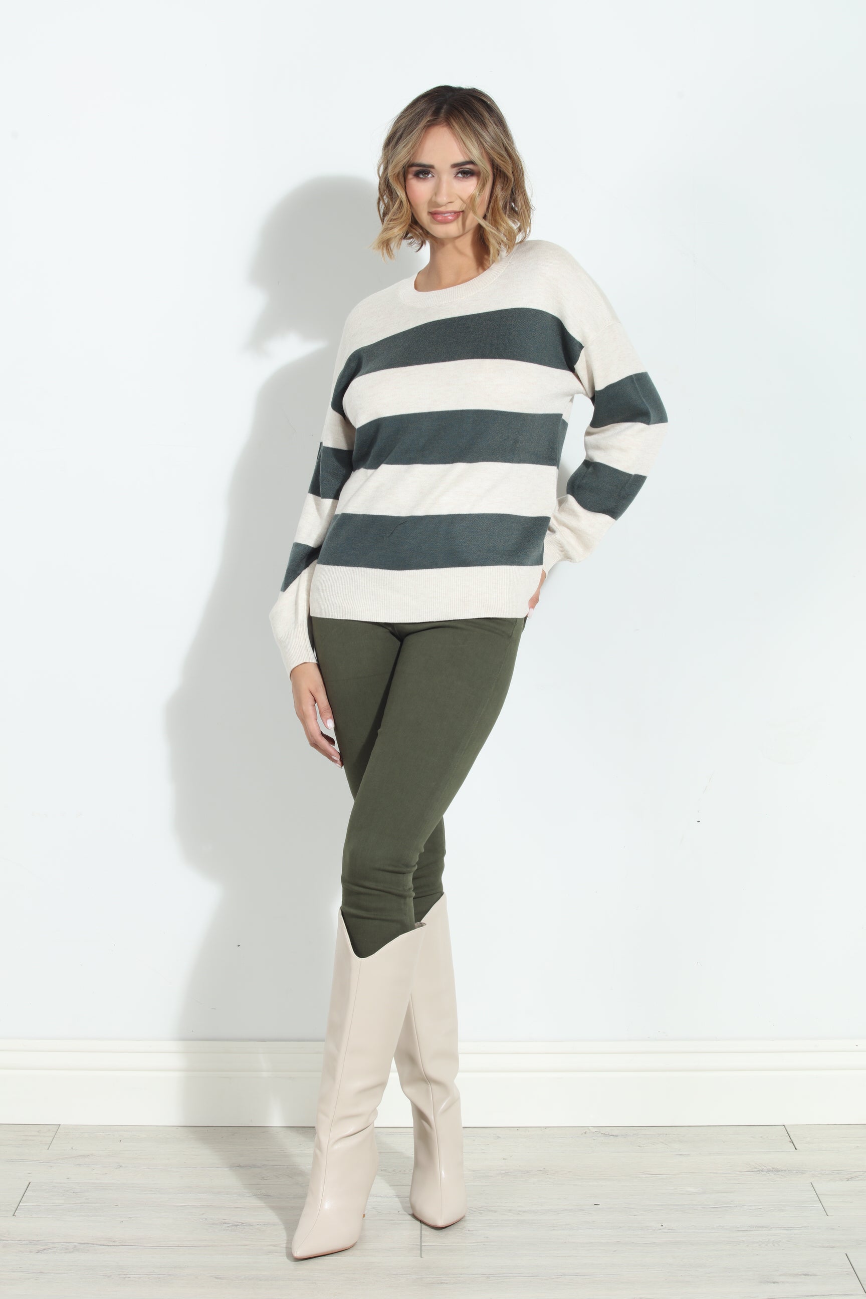 Splendid Ivy Cashblend Stripe Sweater