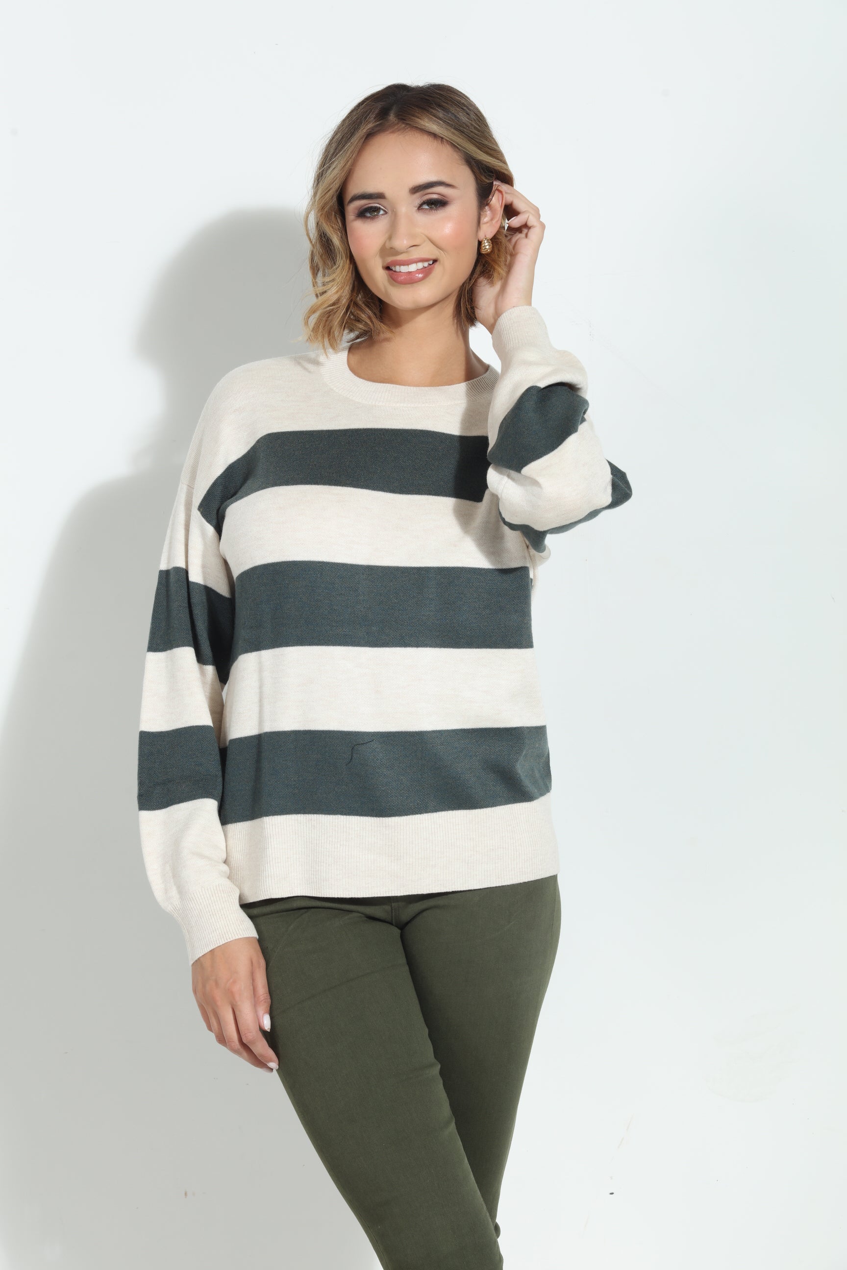 Splendid Ivy Cashblend Stripe Sweater