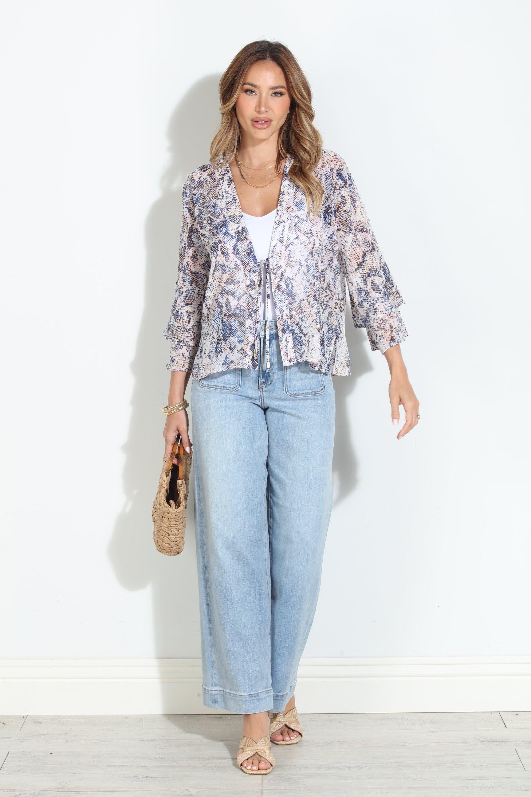 Panama Boho Chiffon Jacket-BEST SELLER