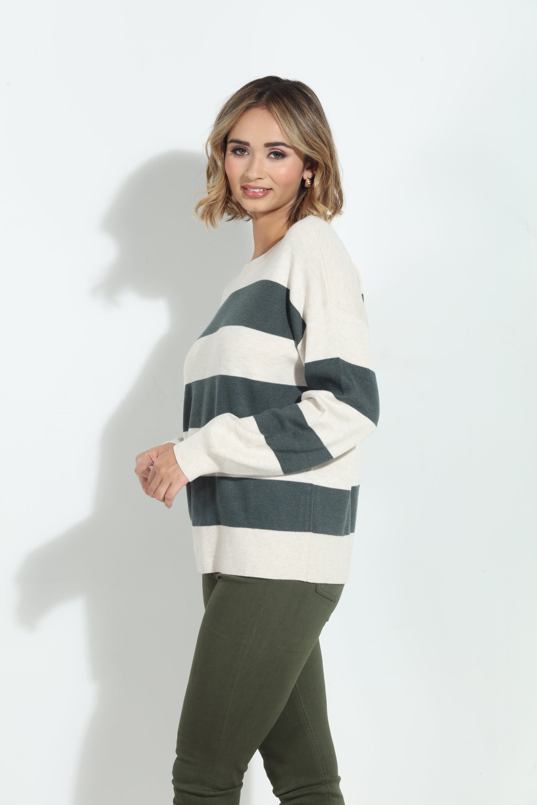 Splendid Ivy Cashblend Stripe Sweater