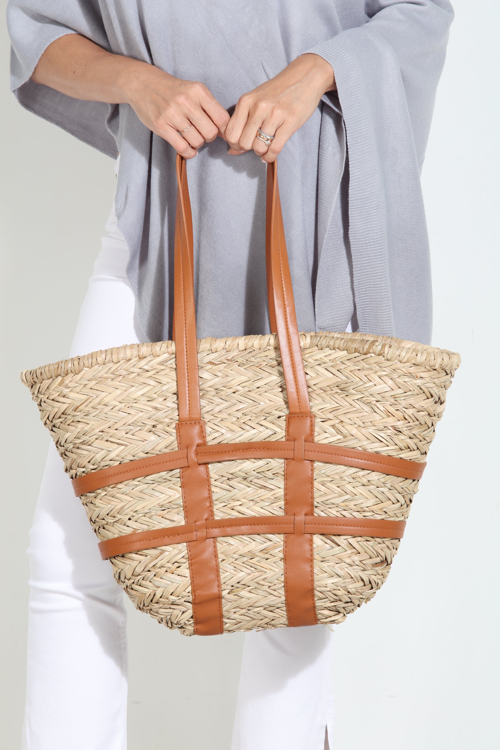 Willow Straw Tote