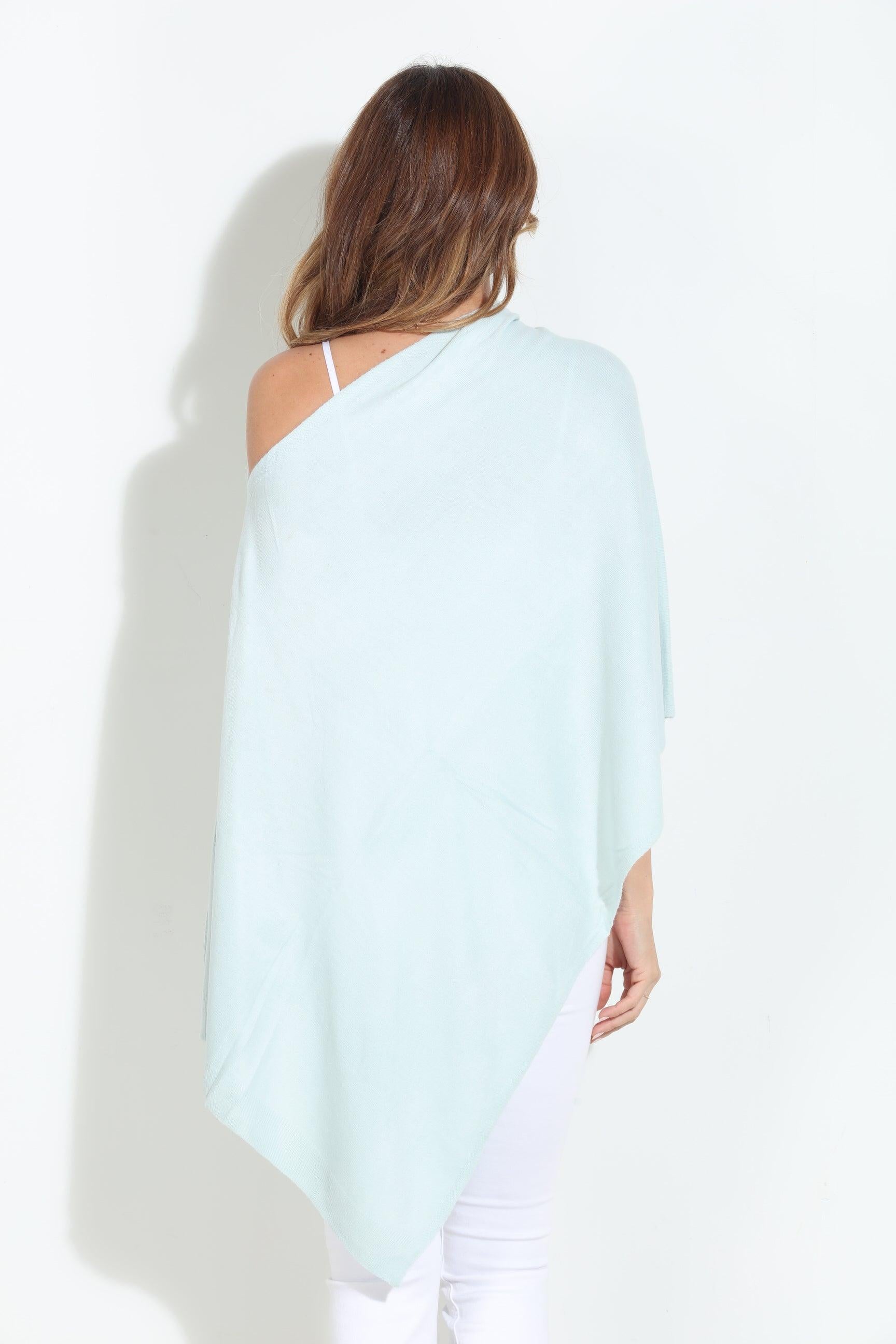 Matcha Throw-On Poncho -NEW COLOR