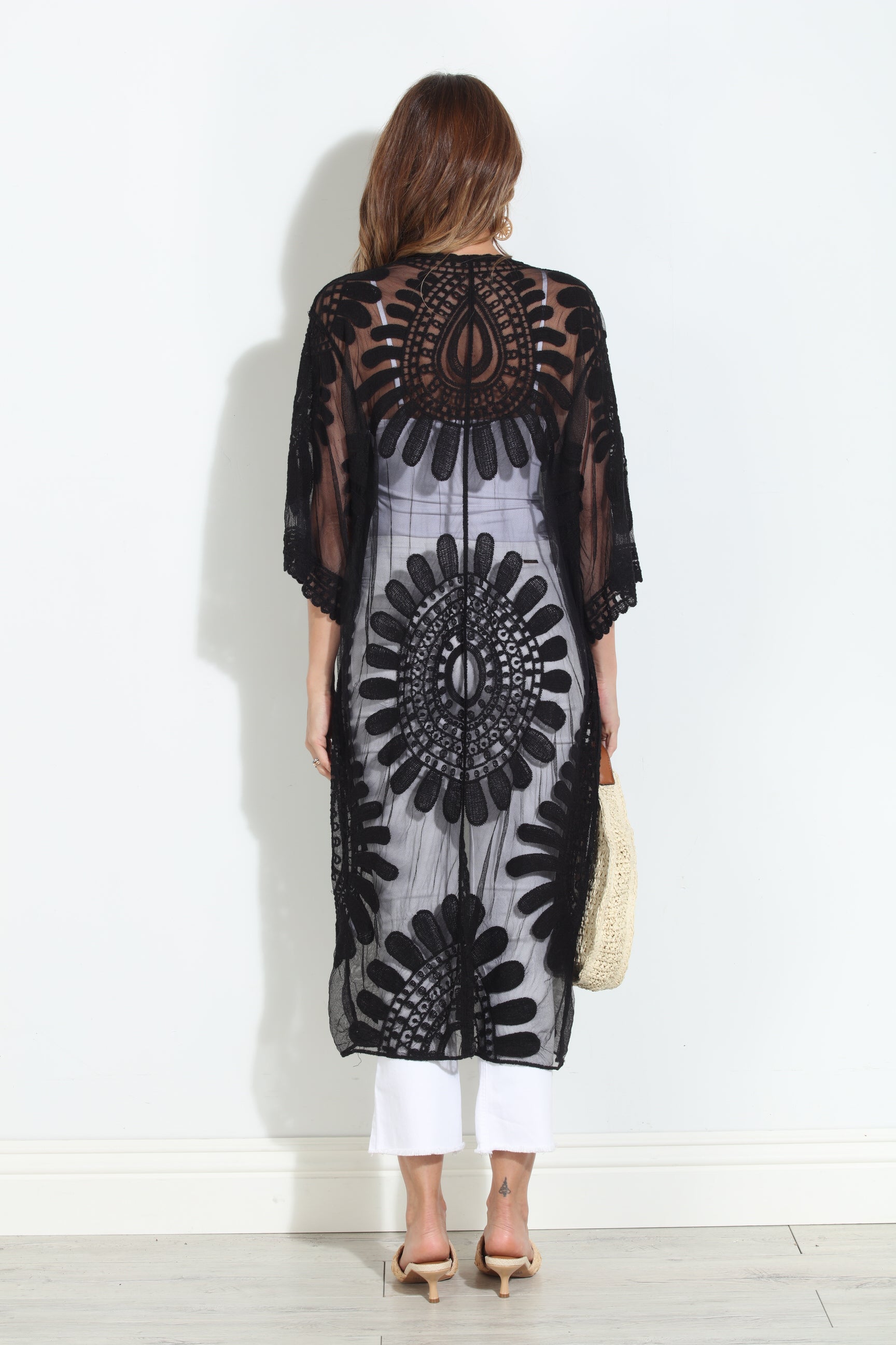 Moon Flower Lace Duster