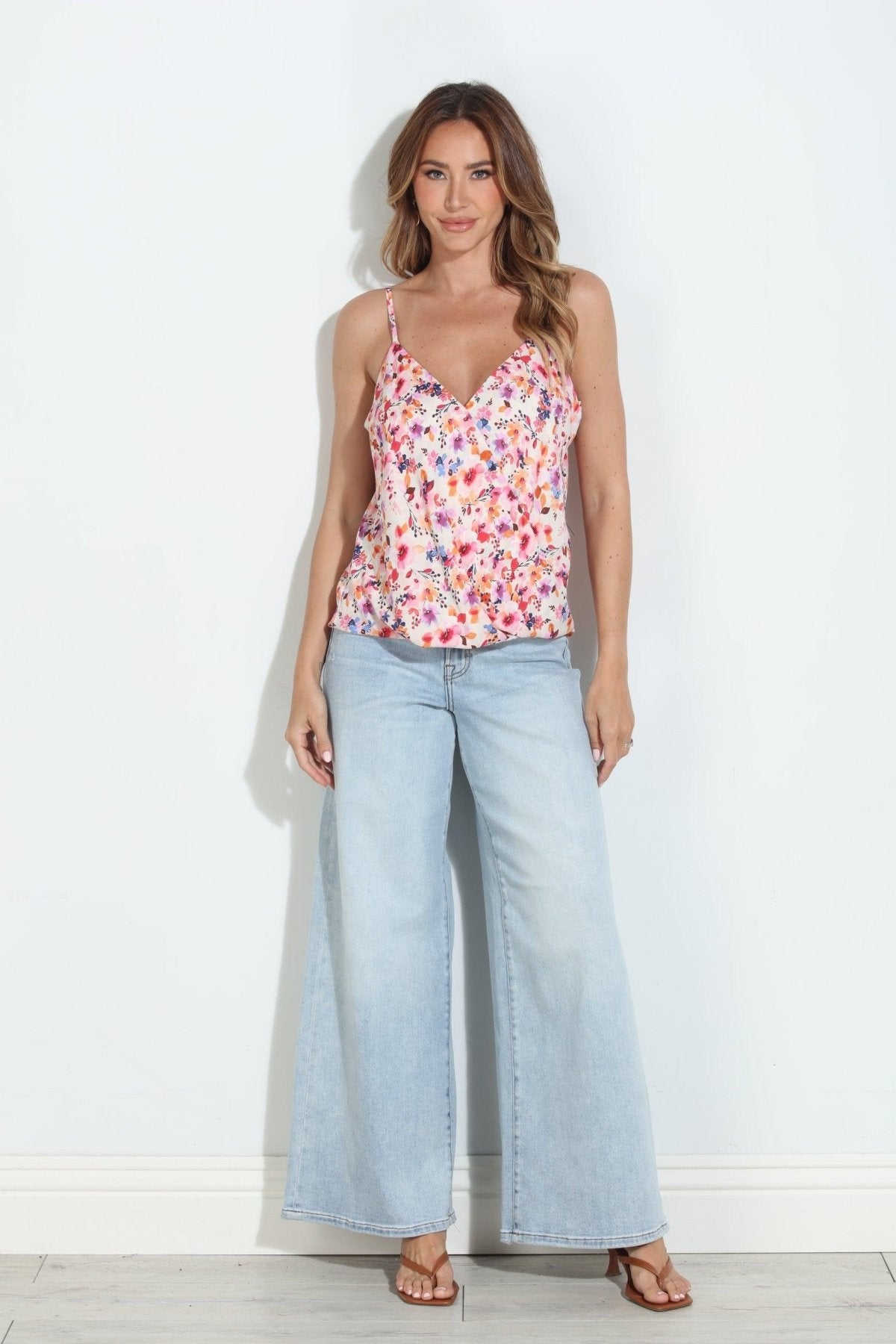 Amelia Surplice Cami-BEST SELLER