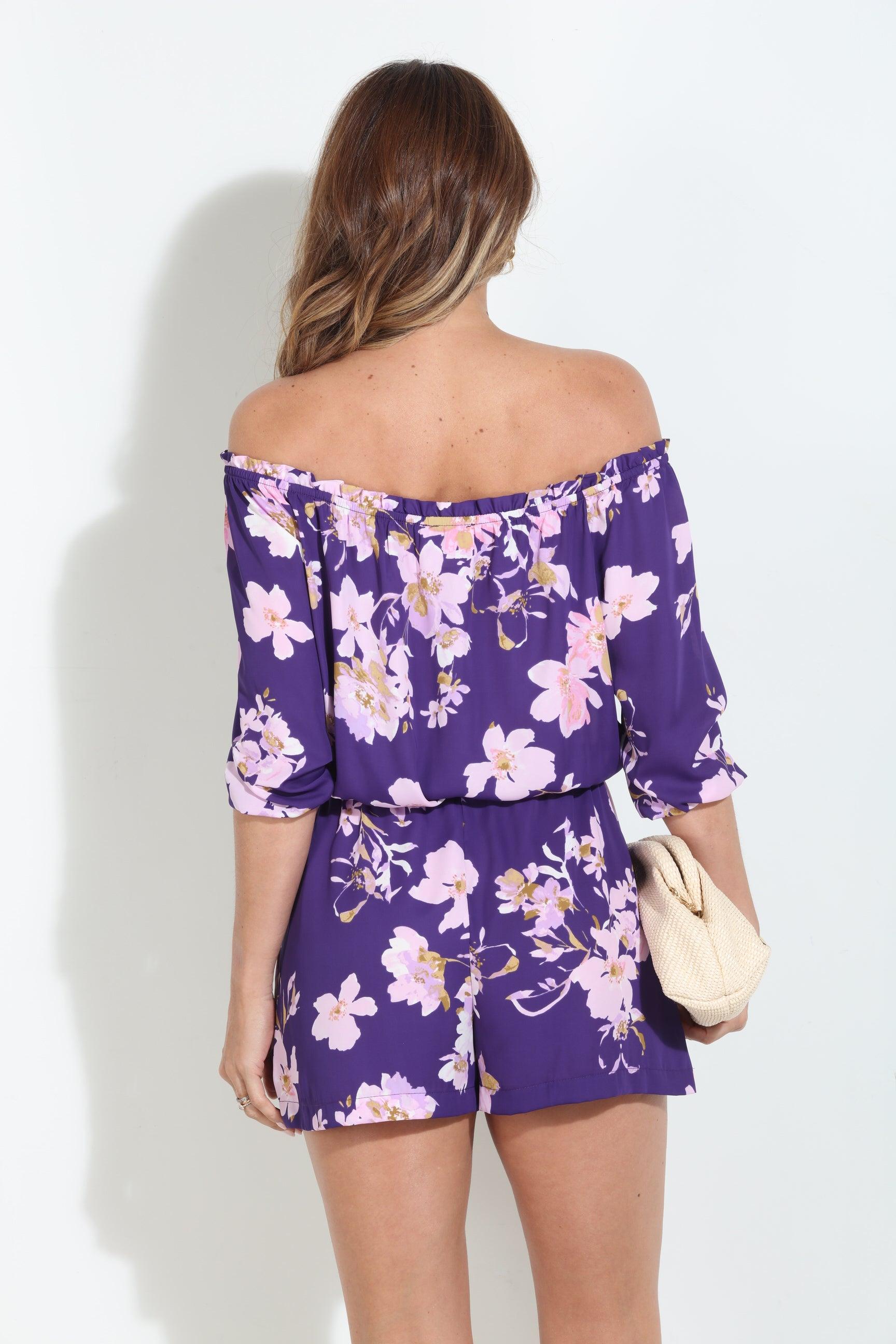 Praira OTS Woven Romper-BEST SELLER