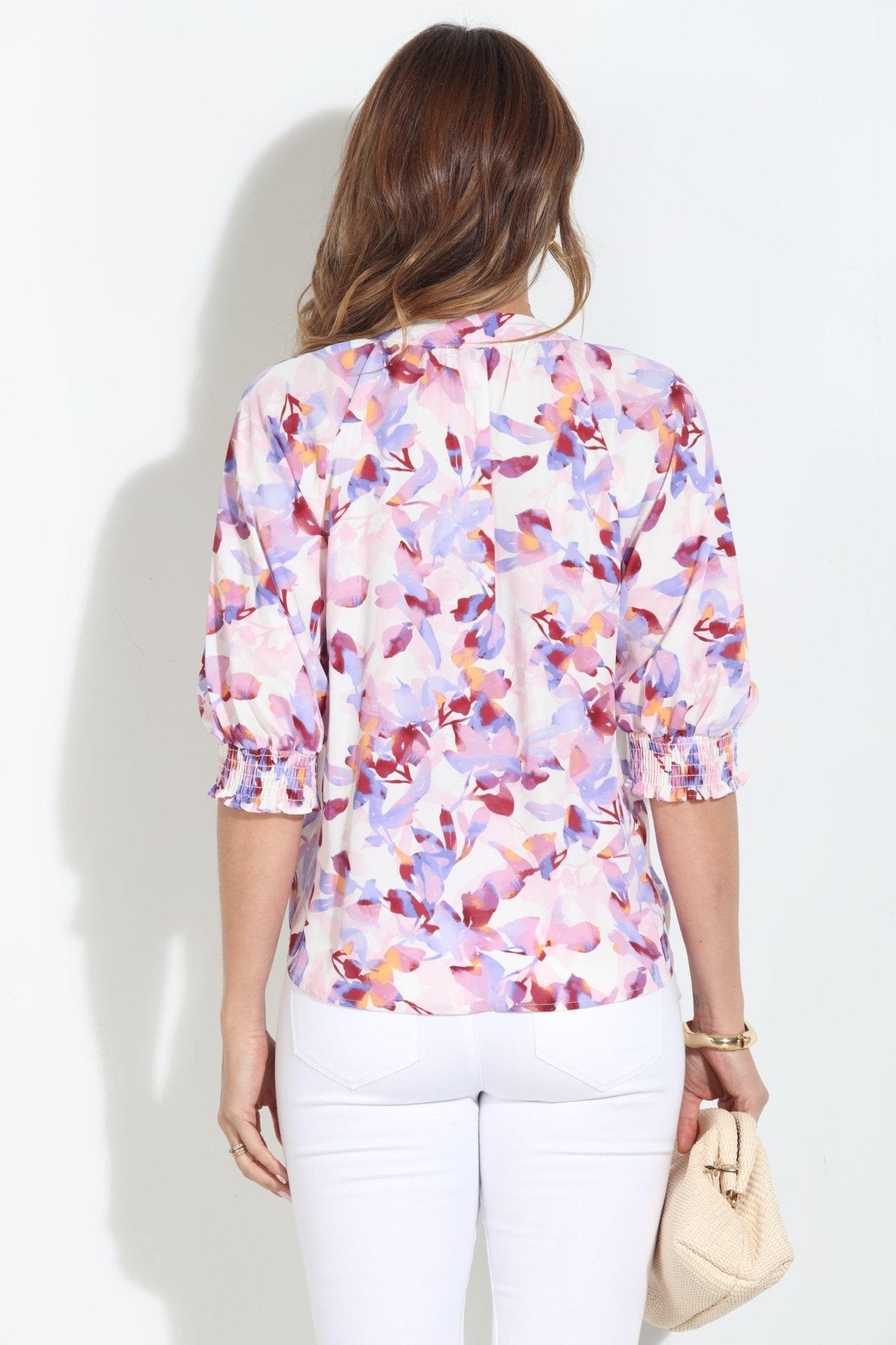 Rosabella Placket Neck Blouse