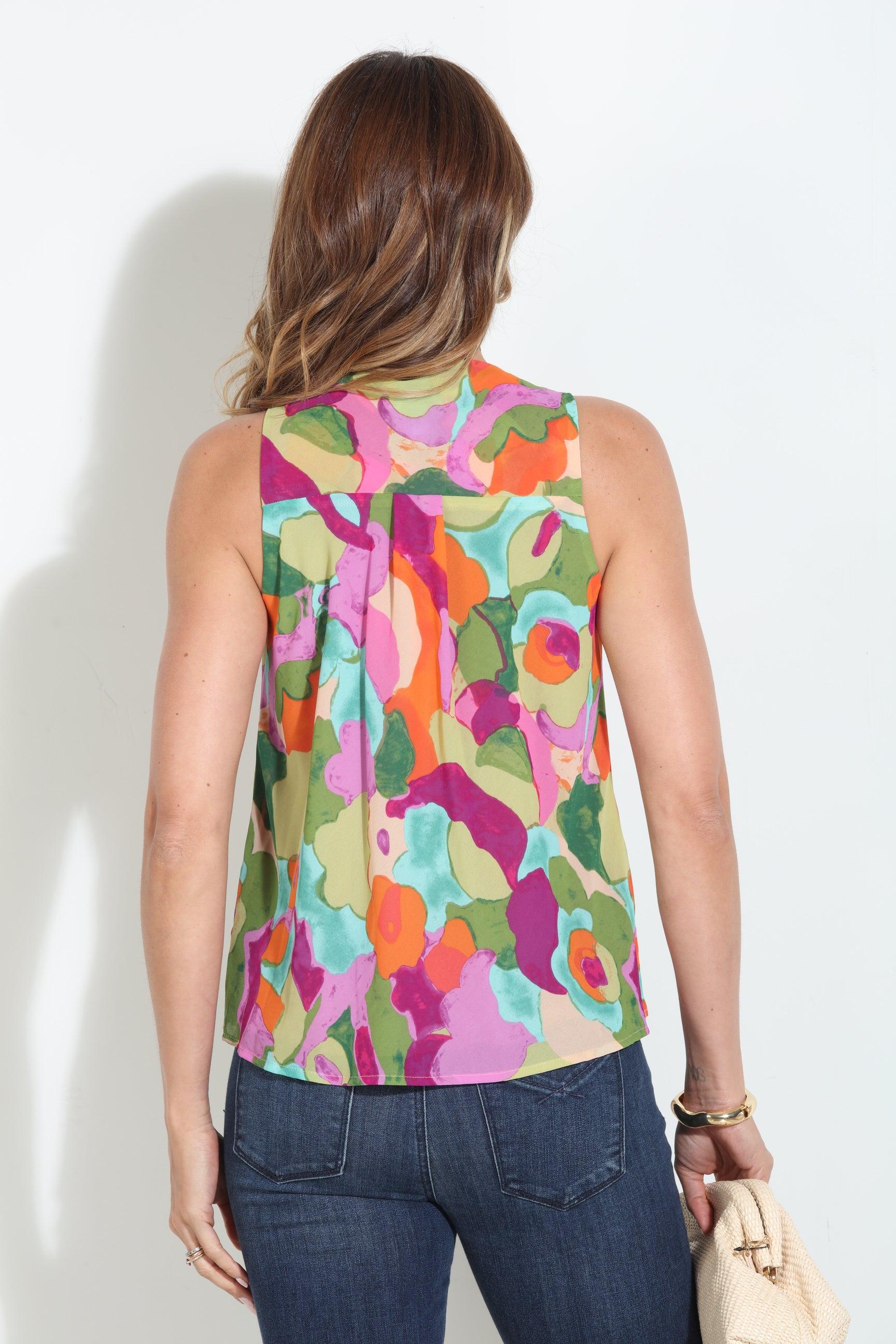 Malga Cowl Neck Blouse