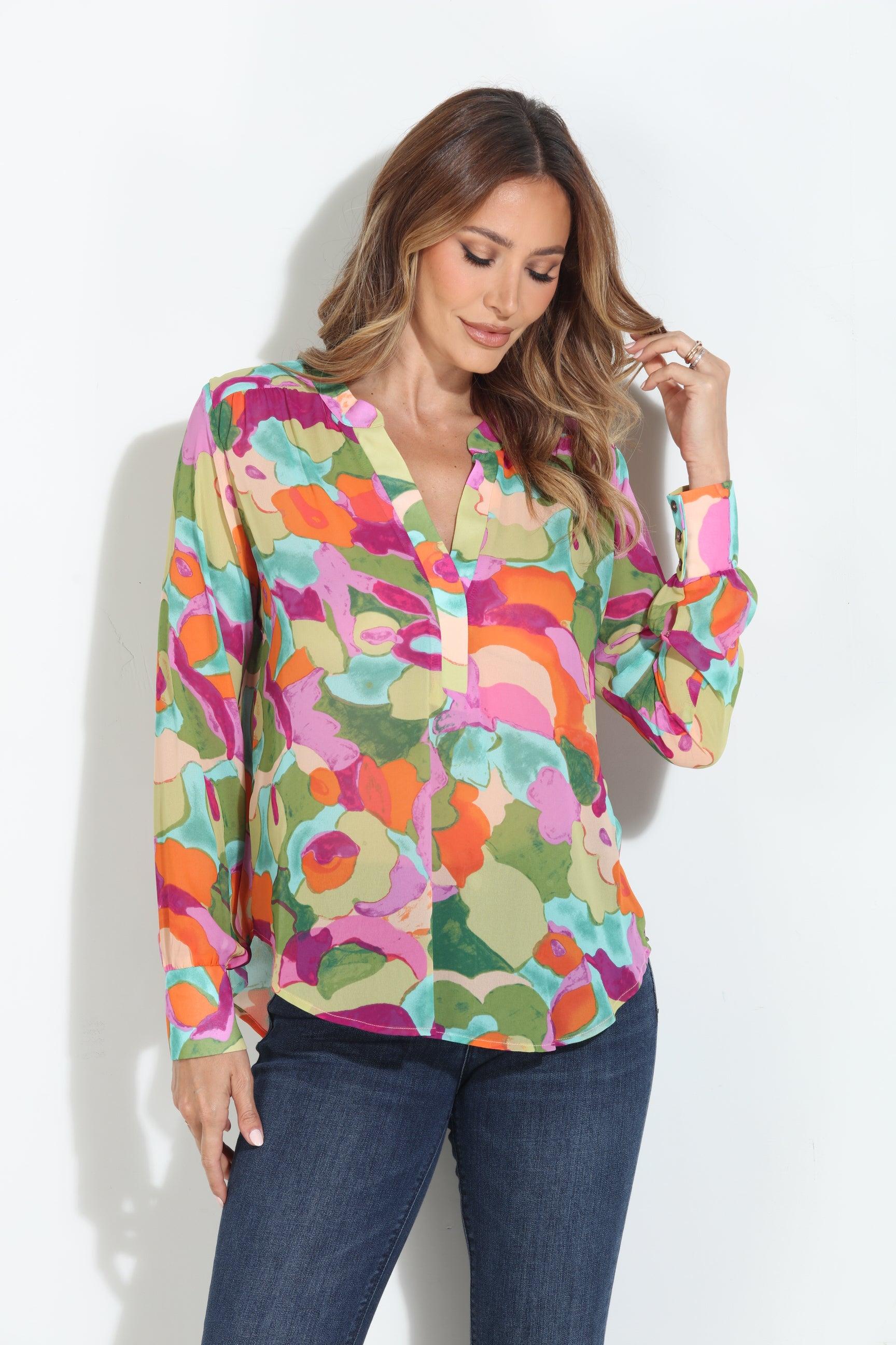 Malga Sheer Chiffon Blouse