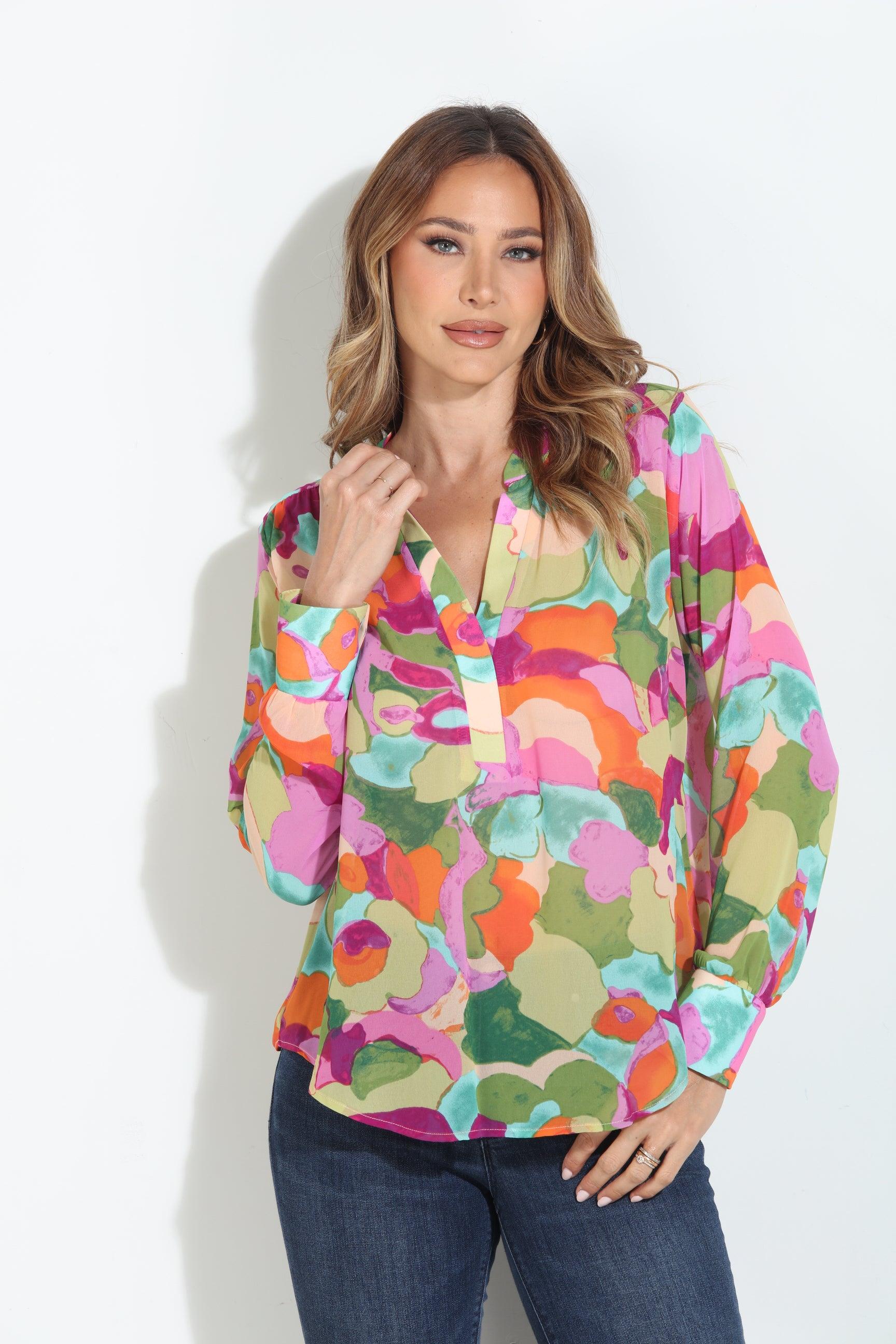 Malga Sheer Chiffon Blouse