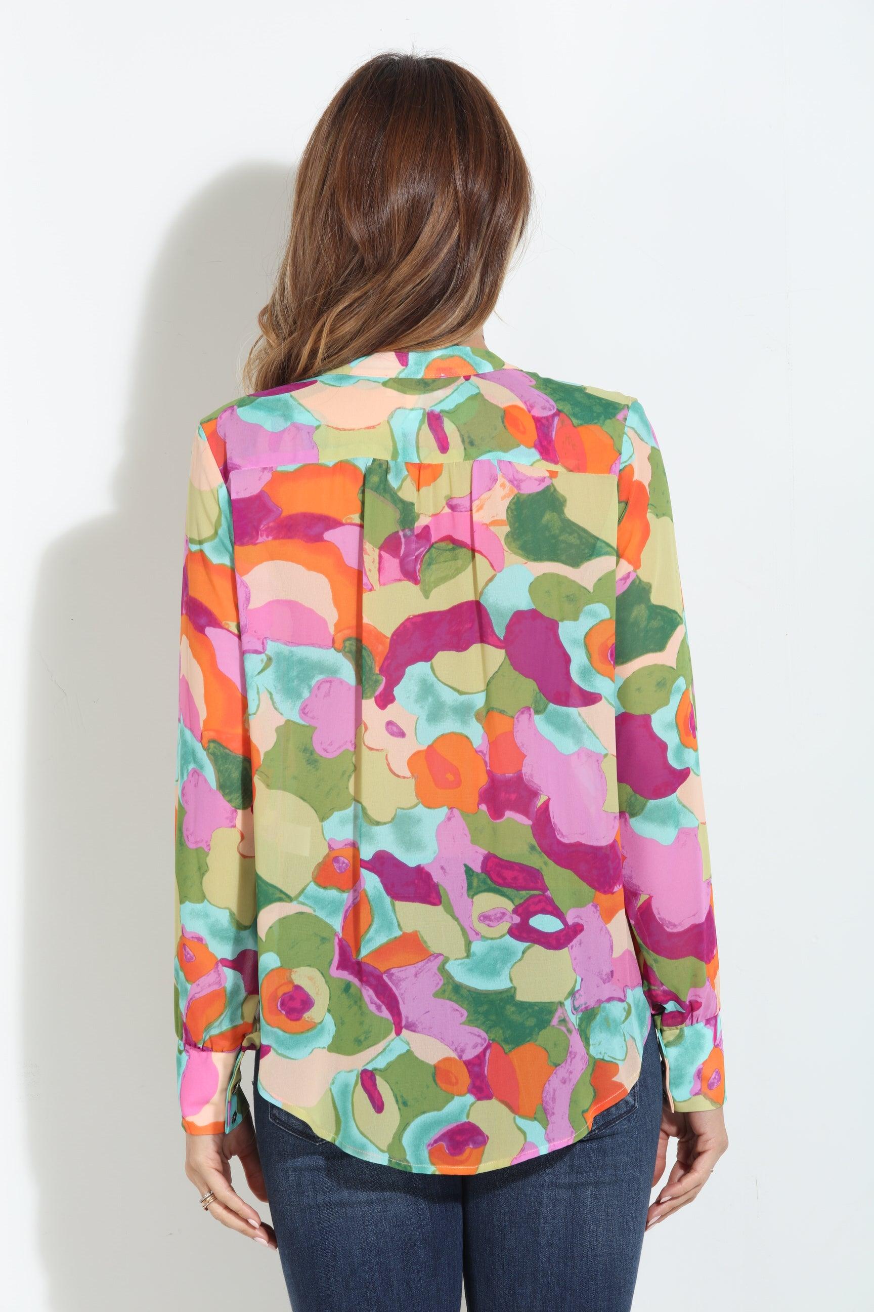 Malga Sheer Chiffon Blouse