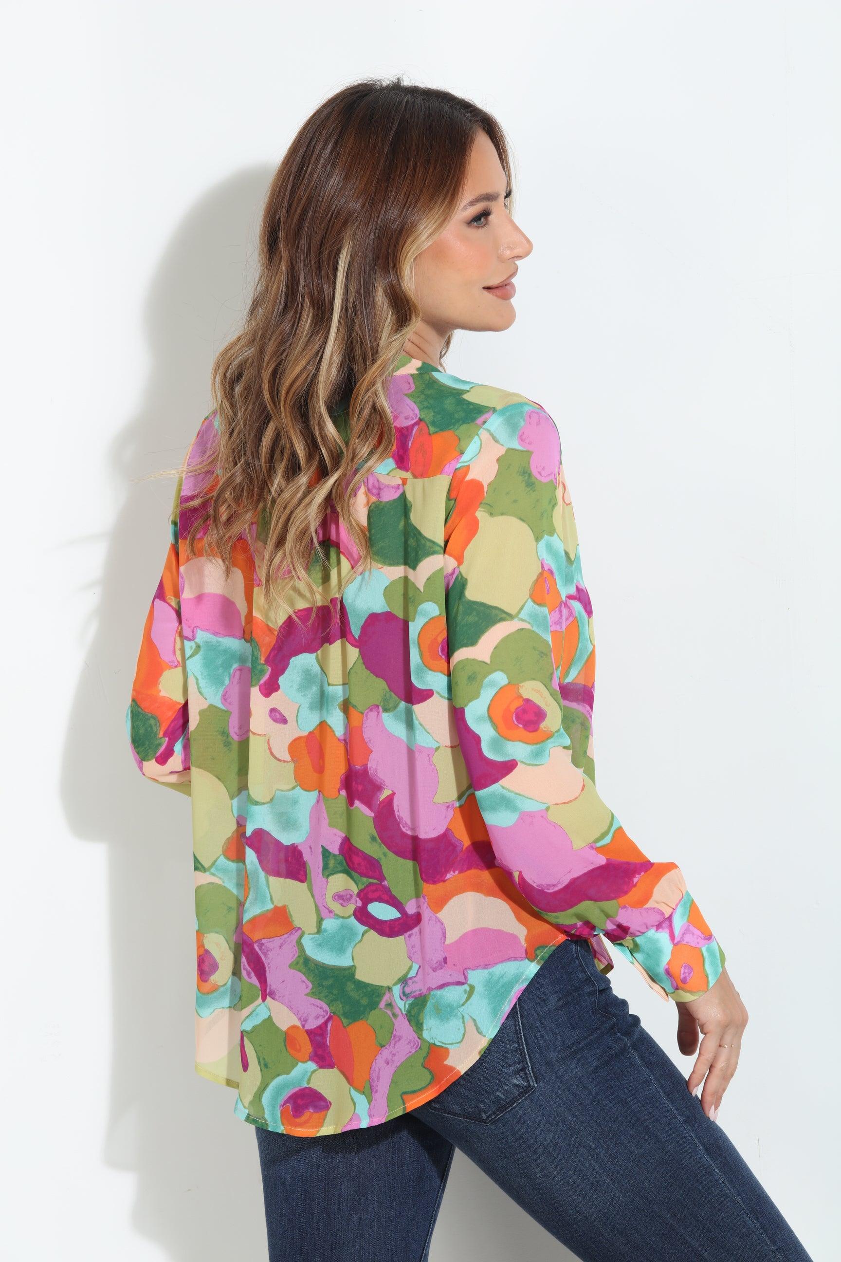 Malga Sheer Chiffon Blouse