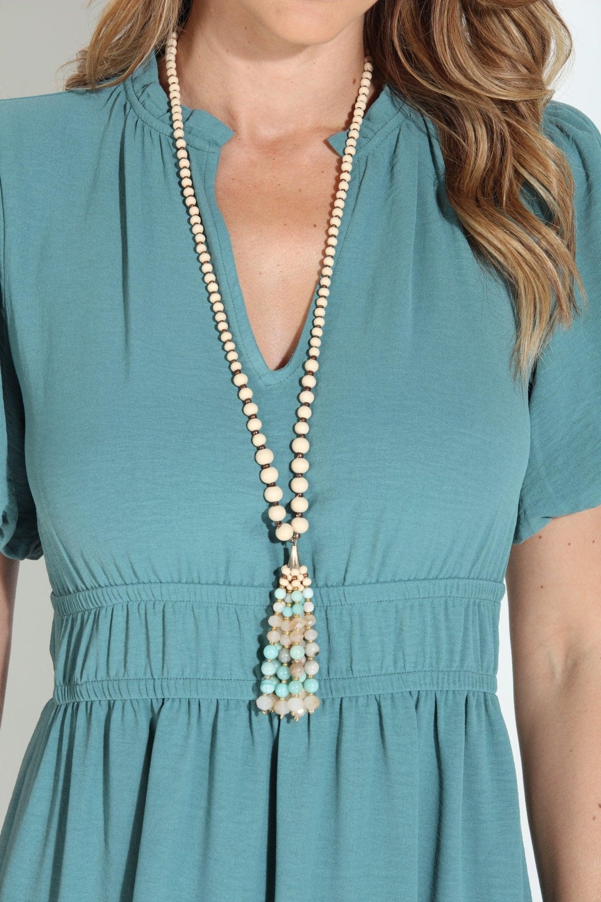 Mazunte Tassel Long Necklace
