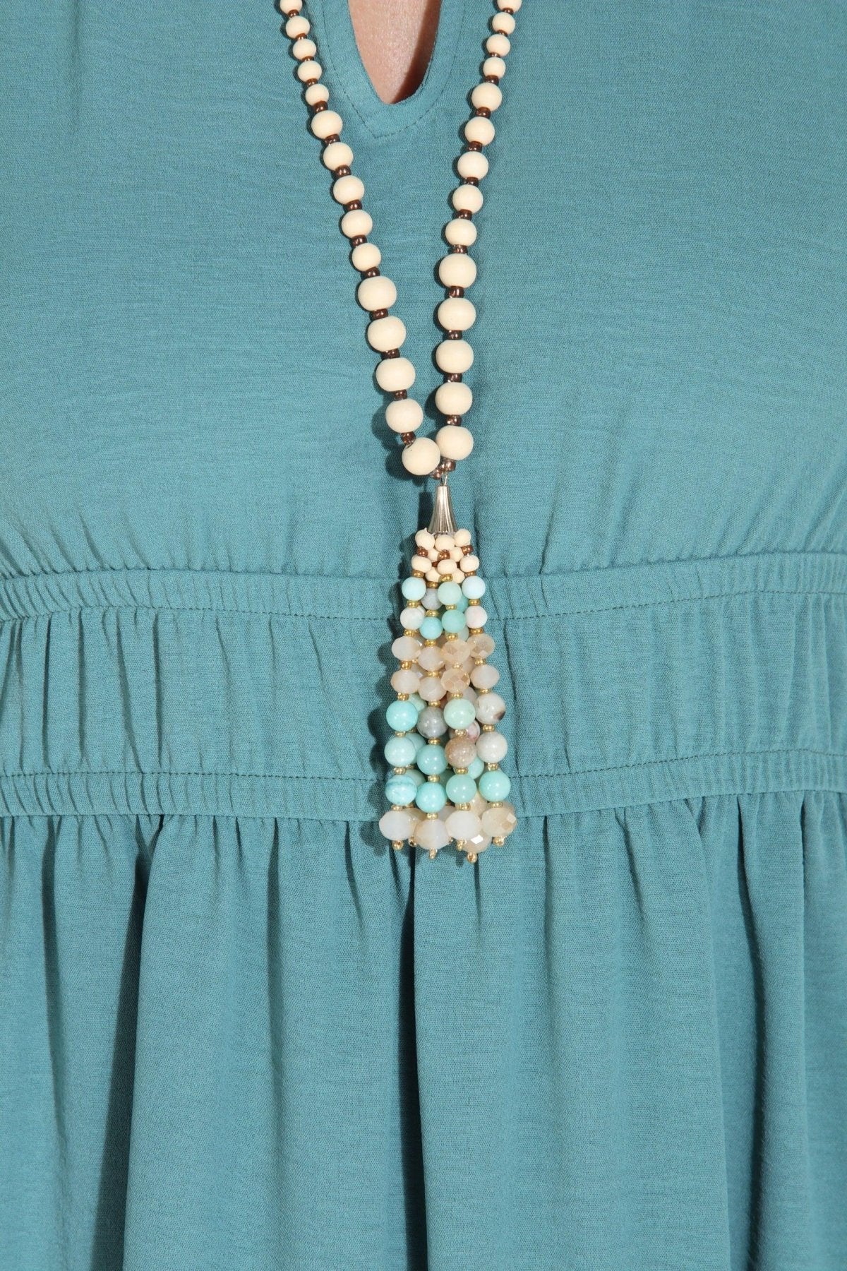 Mazunte Tassel Long Necklace
