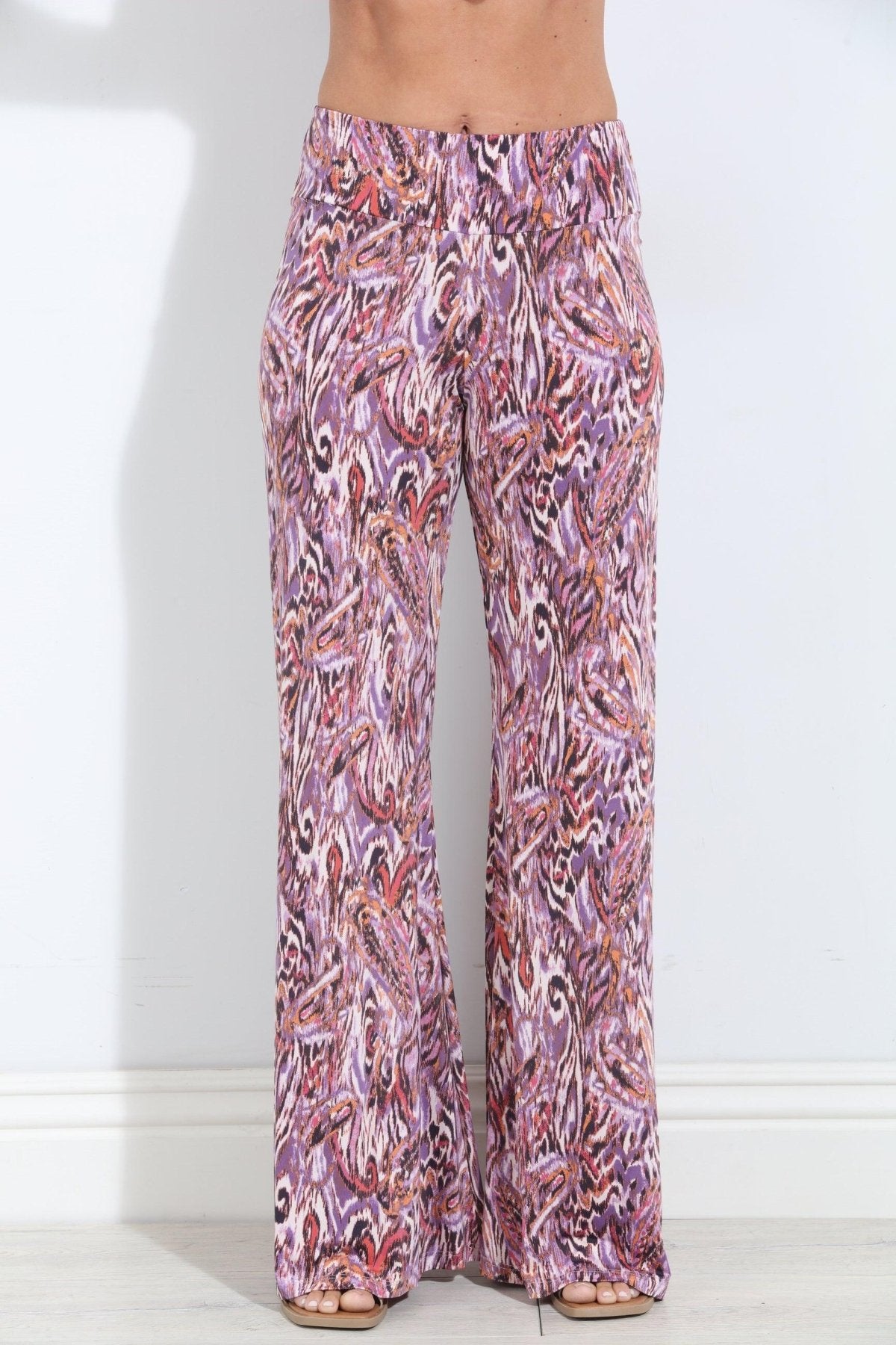 Venus Stretch Wide Leg Pants-FINAL SALE