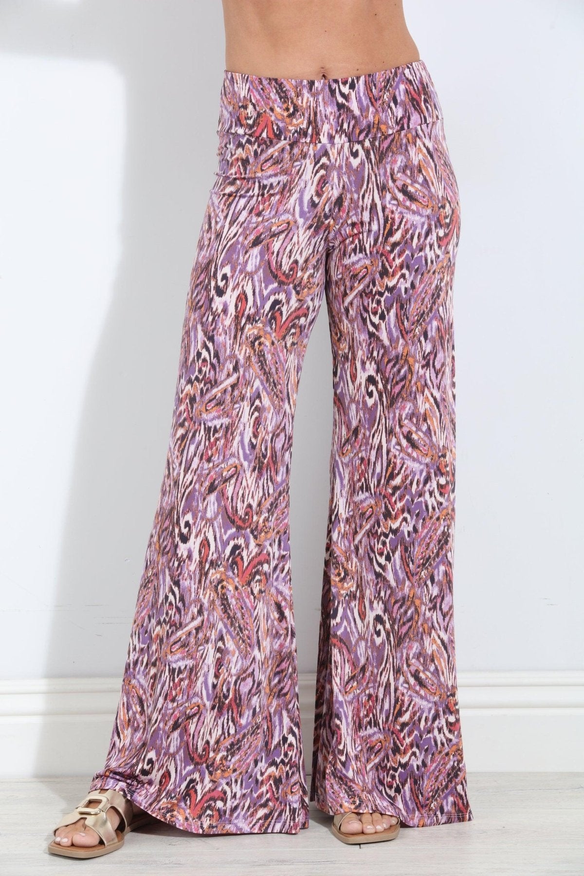 Venus Stretch Wide Leg Pants-FINAL SALE