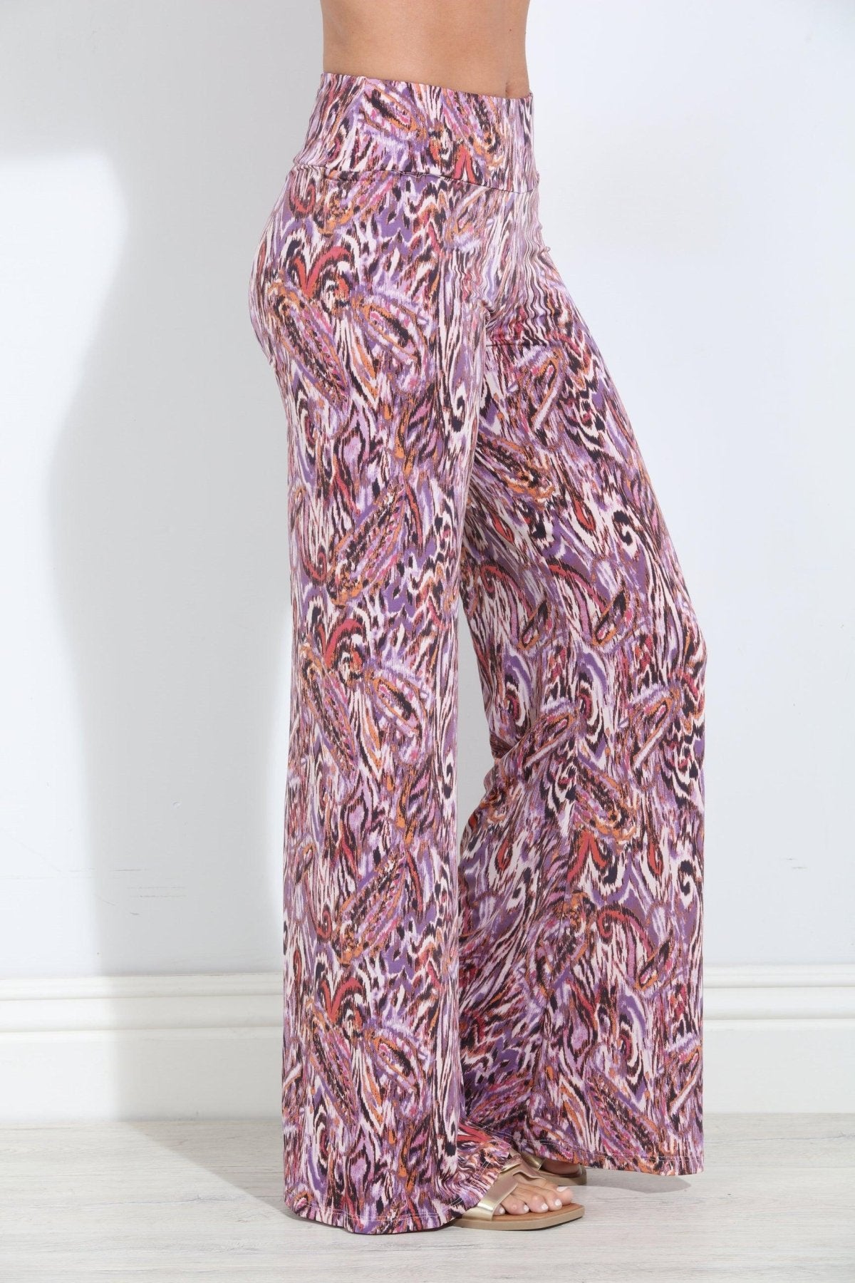 Venus Stretch Wide Leg Pants-FINAL SALE