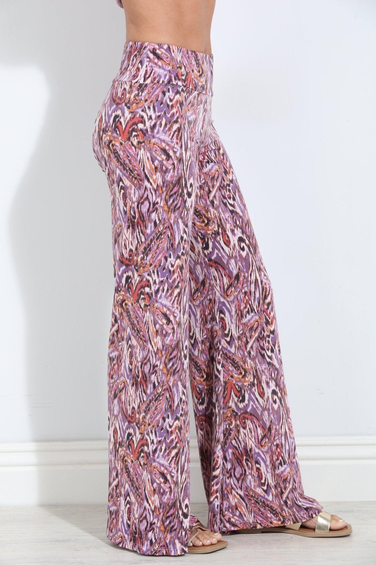 Venus Stretch Wide Leg Pants-FINAL SALE