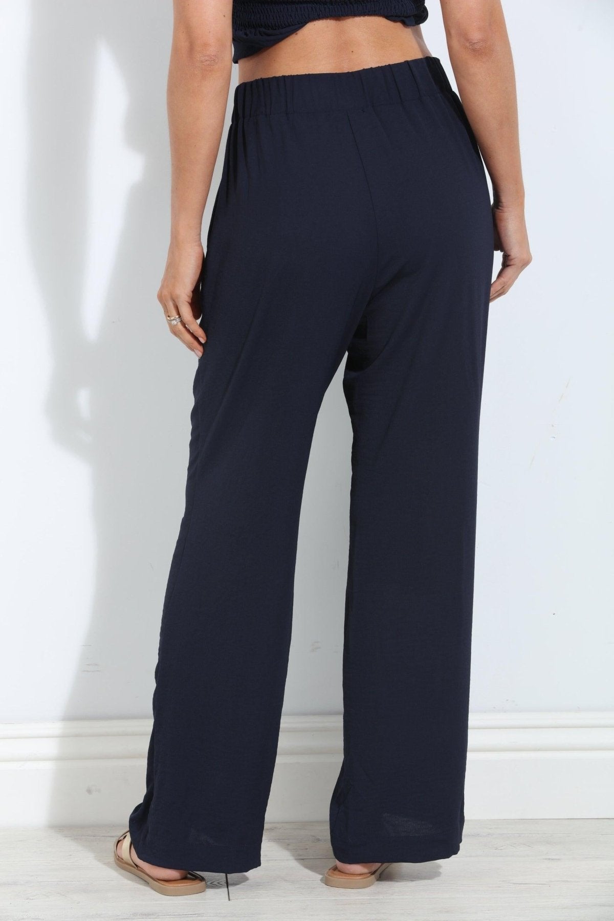 Navy Airflow Woven Trousers