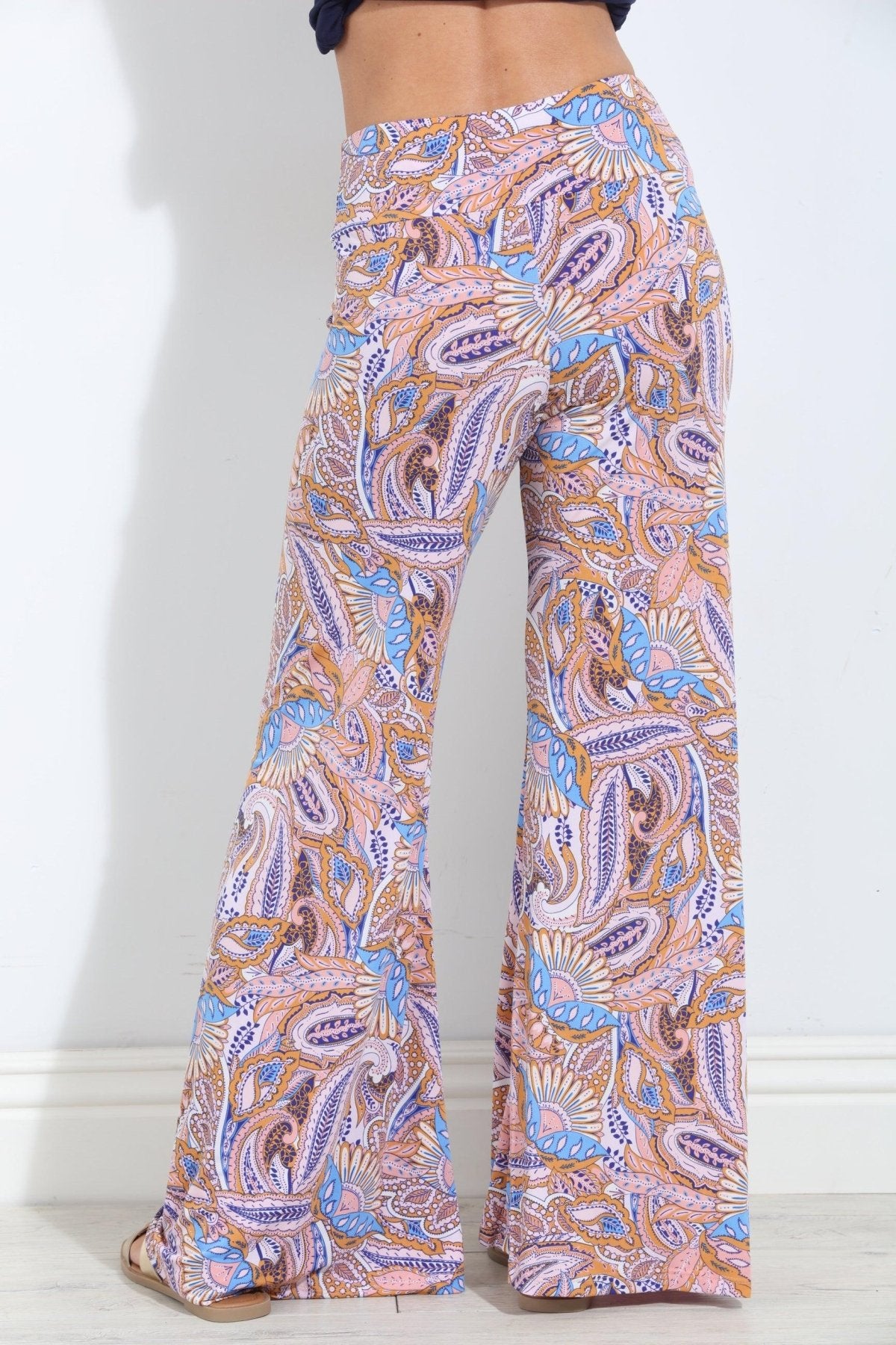 Brando Stretch Wide Leg Pants-FINAL SALE