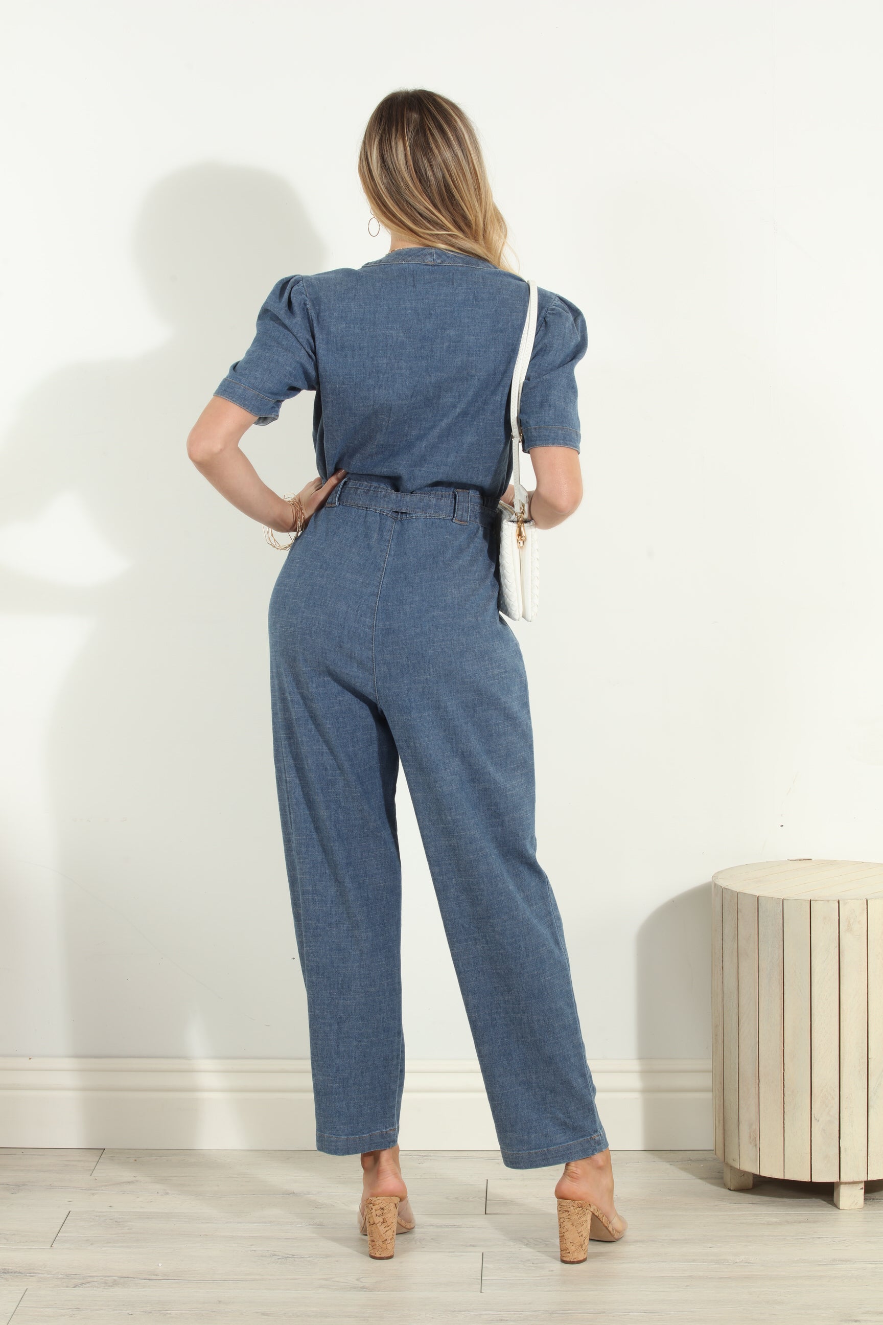 Level 99 Ella Denim Jumpsuit-FINAL SALE