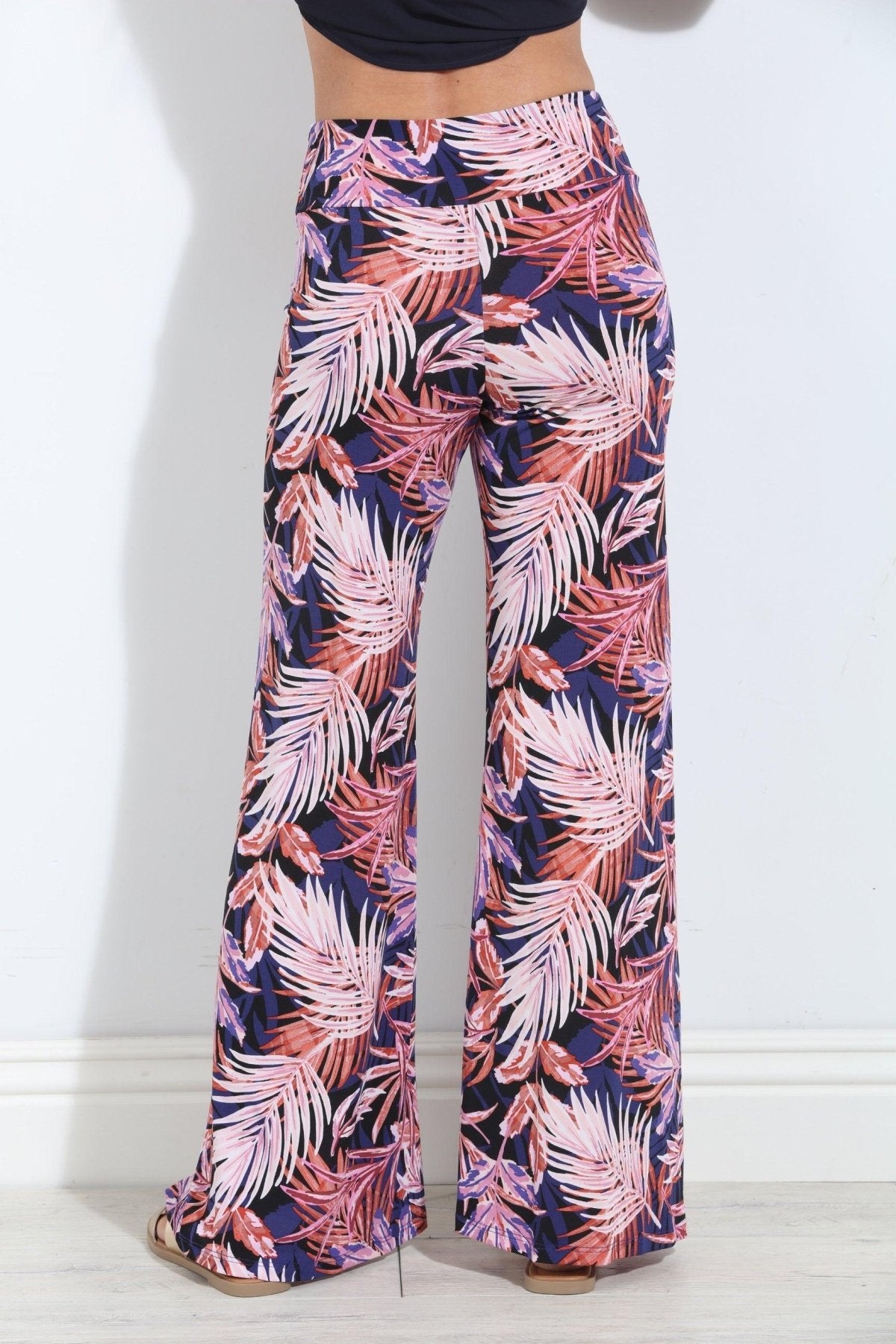 Yara Stretch Wide Leg Pants-FINAL SALE