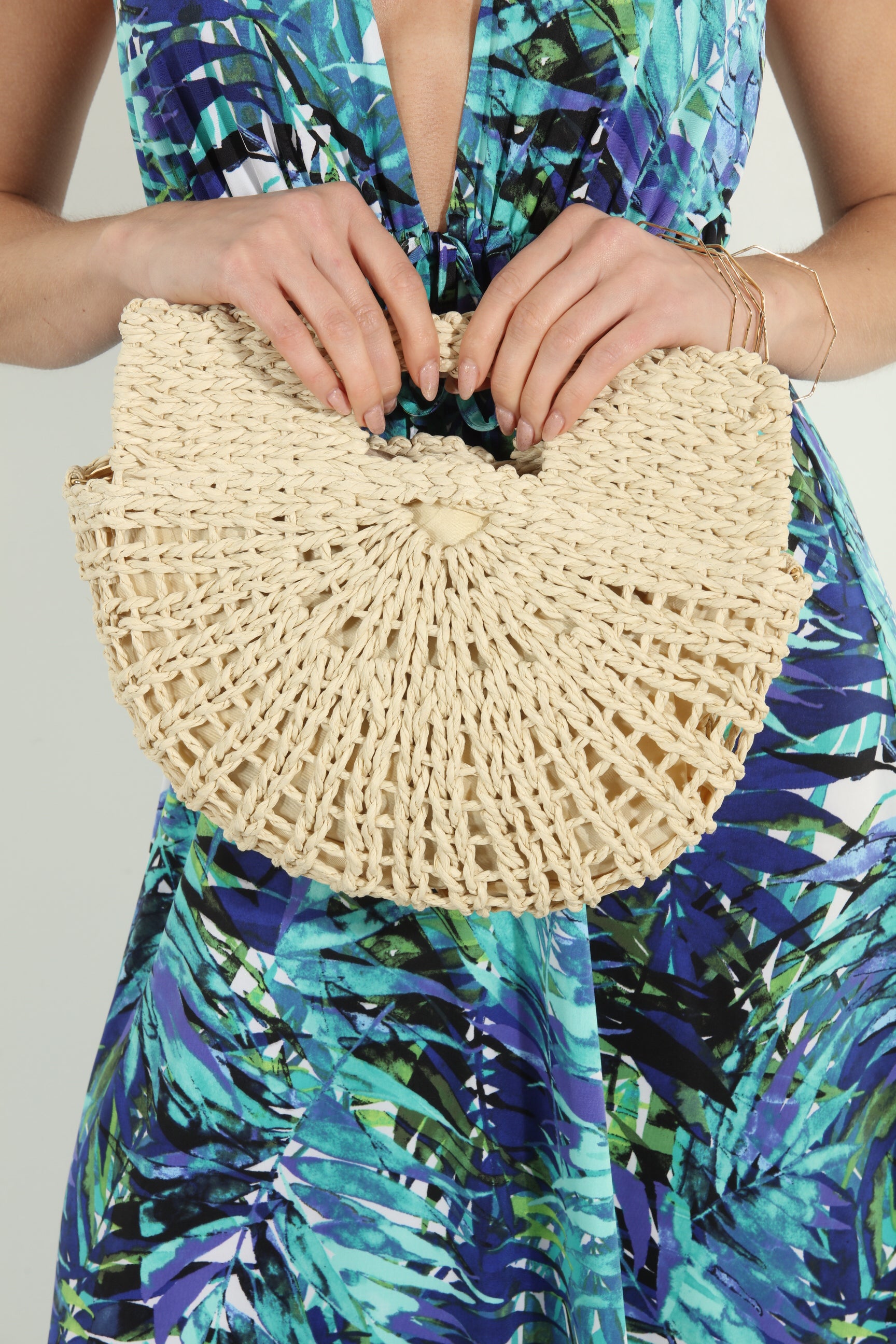 Ivory Crochet Clutch
