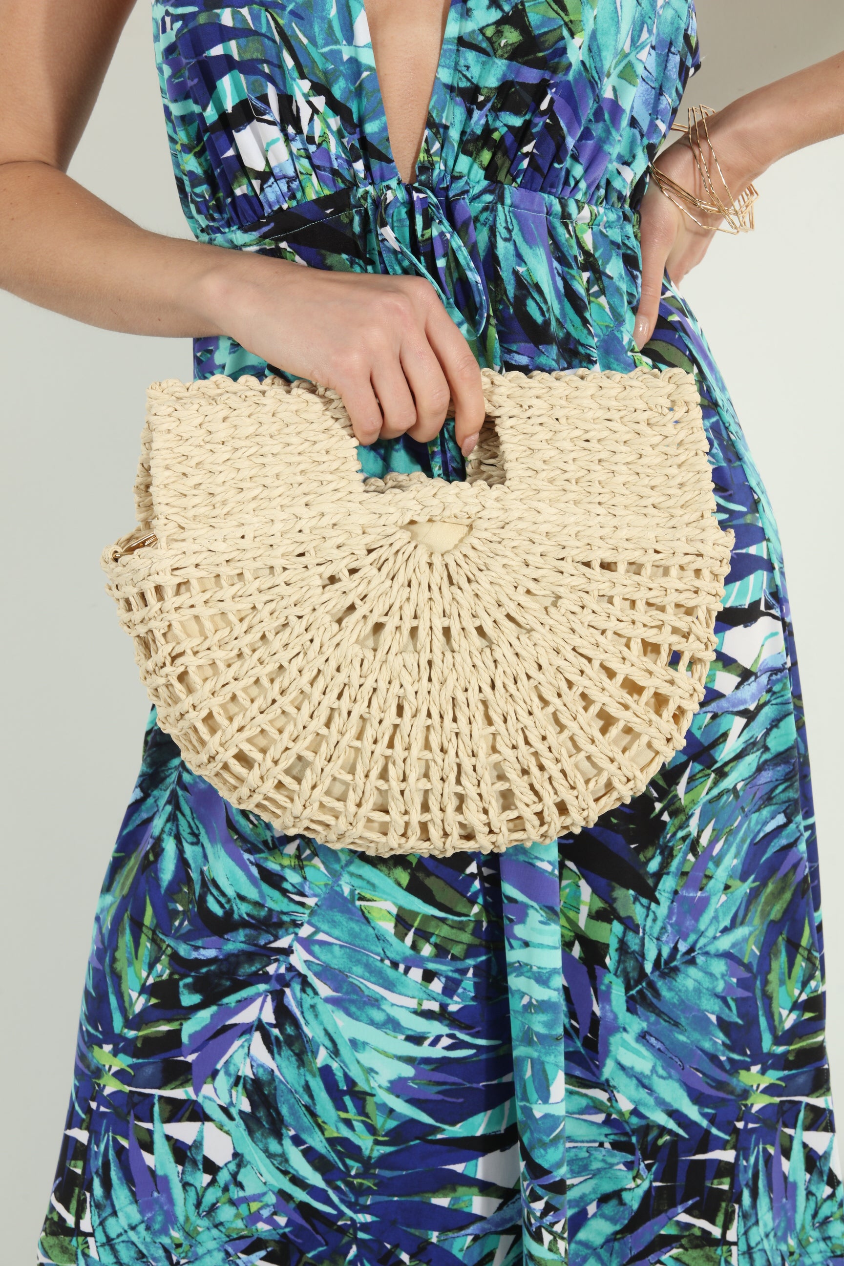 Ivory Crochet Clutch