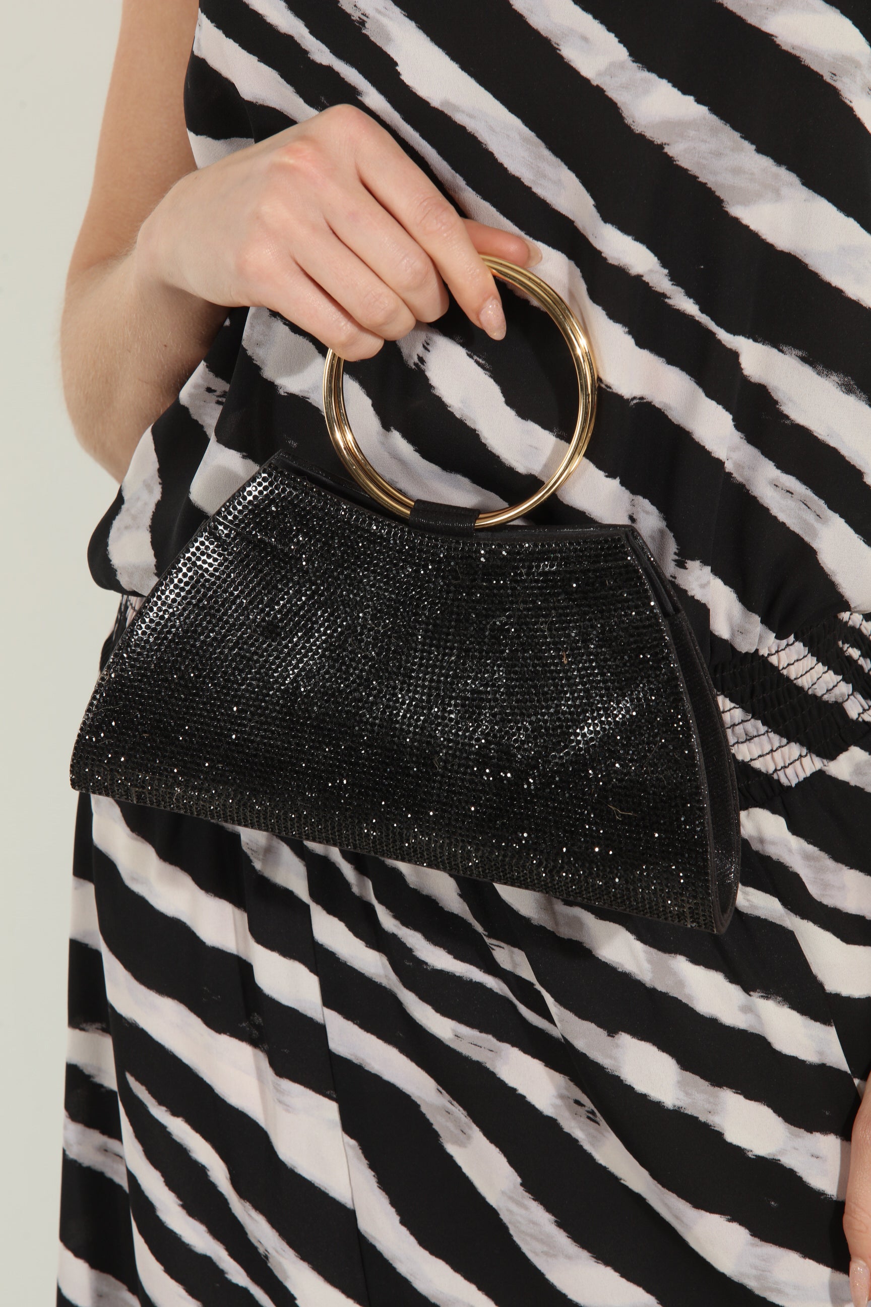 Noir Sparkle Clutch-FINAL SALE