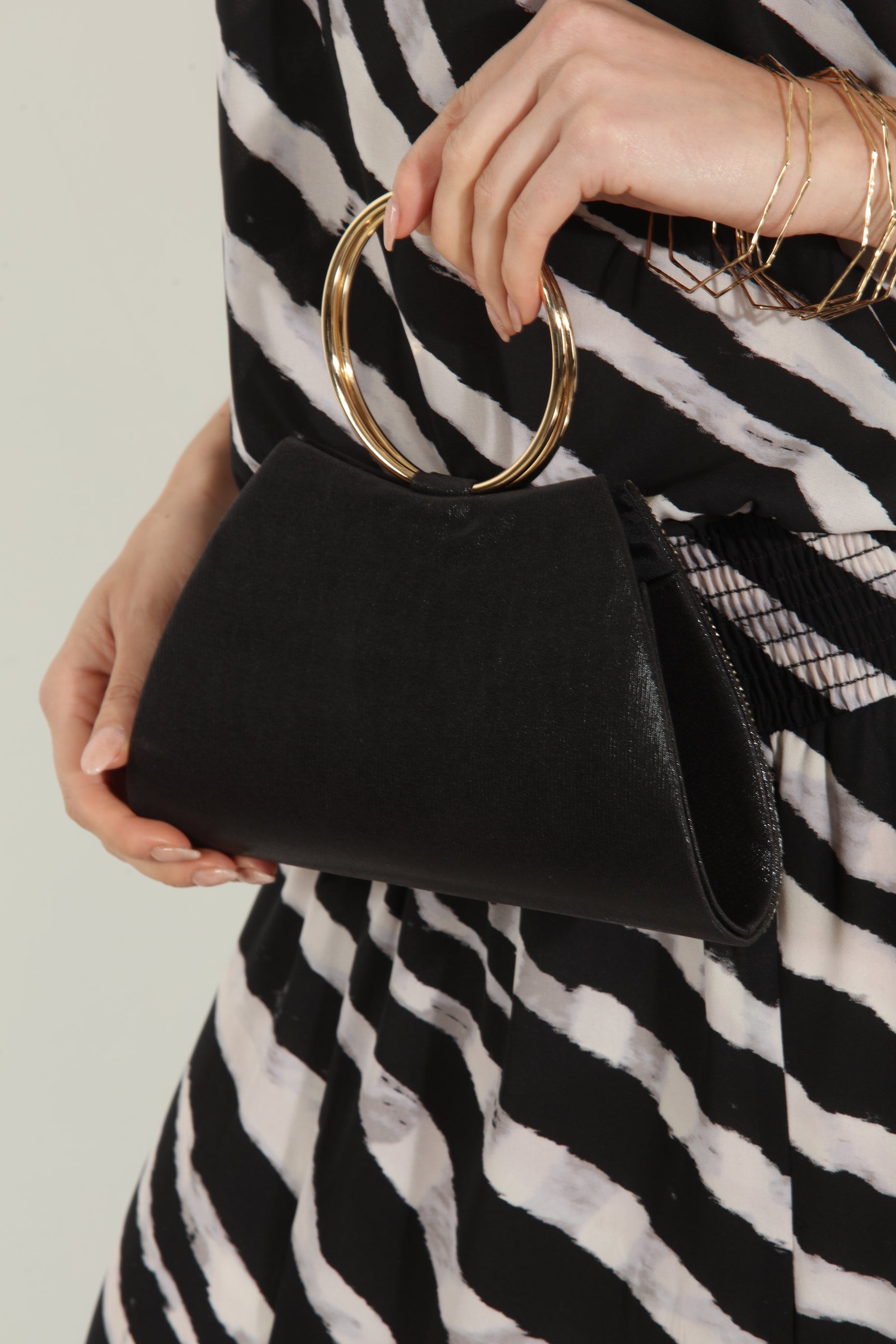 Noir Sparkle Clutch-FINAL SALE
